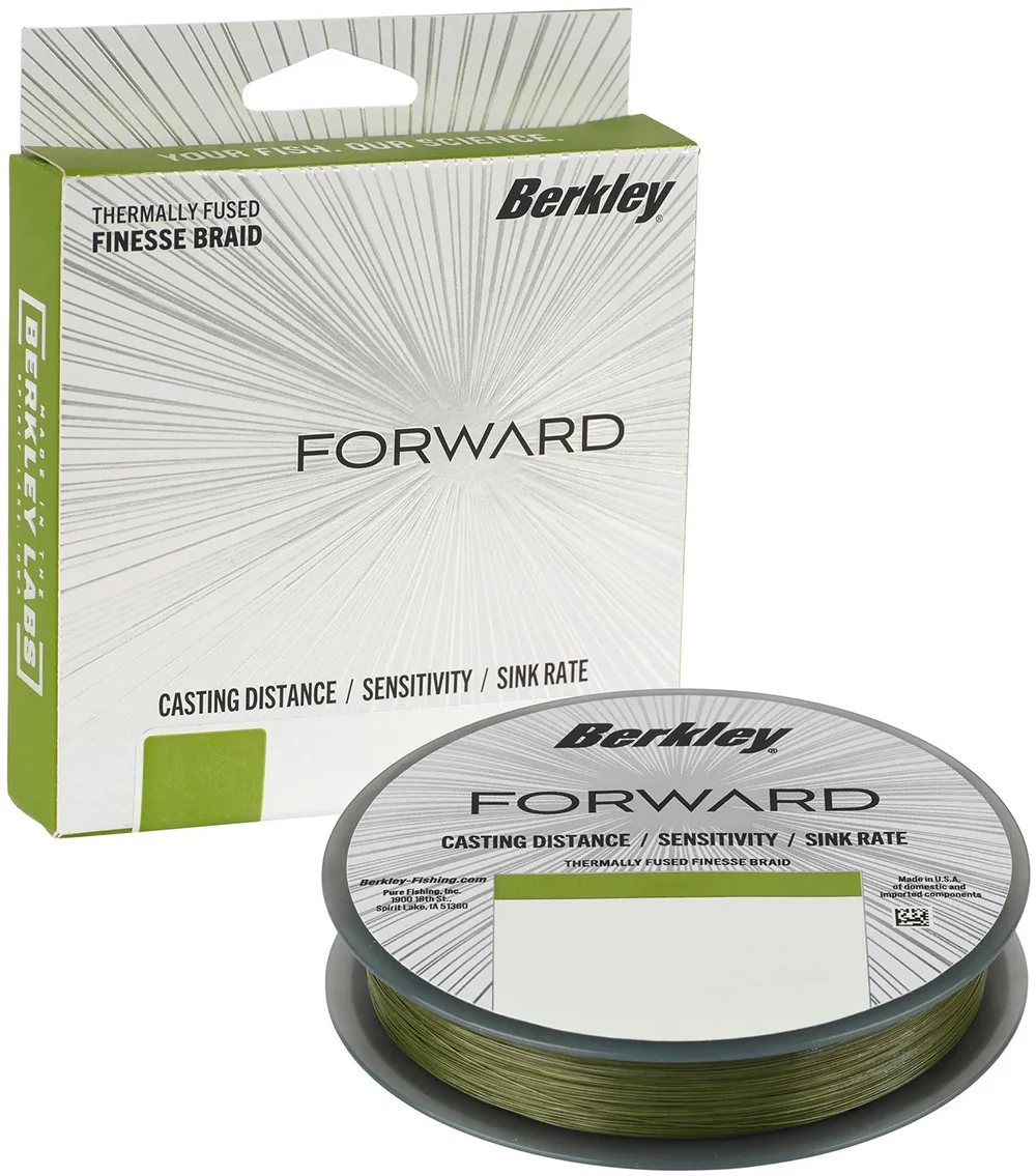Berkley Forward Finesse Low-Vis Green Braid - 150 Yard Spool