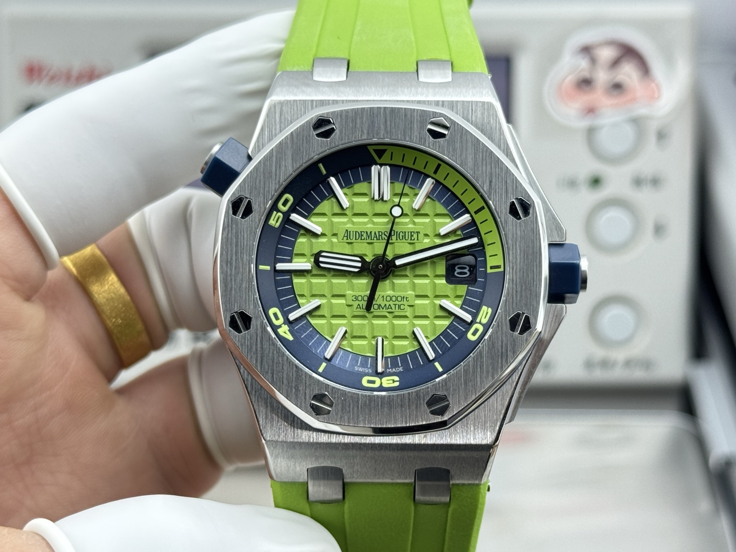 [TOP] Audemars Piguet Men's Watch 42mmX14.1mm - Green - 711 Luxury