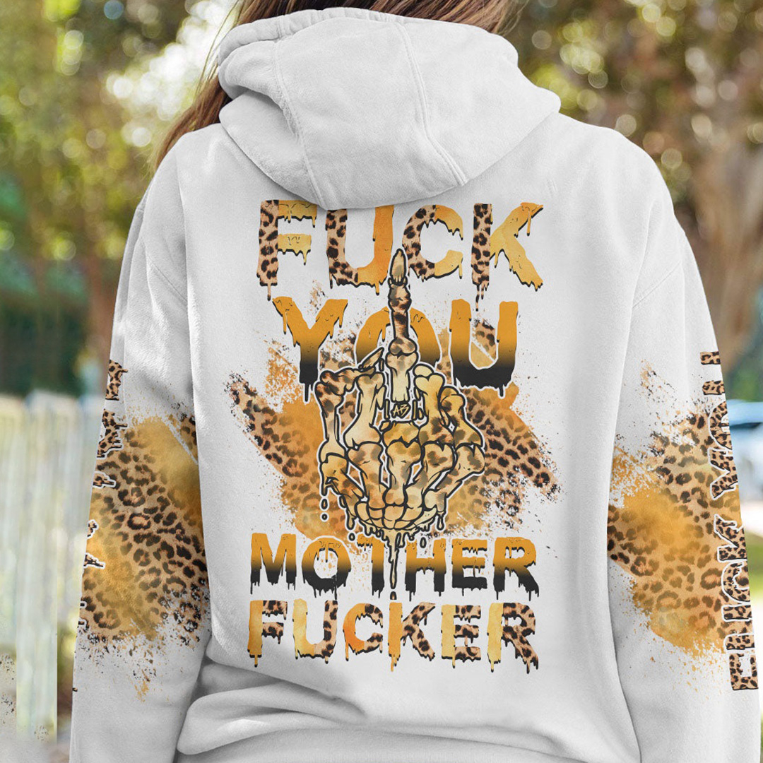 FCK YOU MOTHERFCKER LEOPARD Women's Hoodie