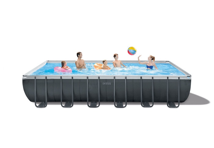 24ft X 12ft X 52in Ultra XTR Frame Pool Set with Sand Filter Pump & Saltwater System