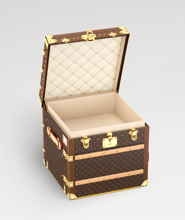 [TOP] Louis Vuitton LV Courrier Lozine Carré Gauche 56.5x52x56.5cm - Brown - 711 Luxury