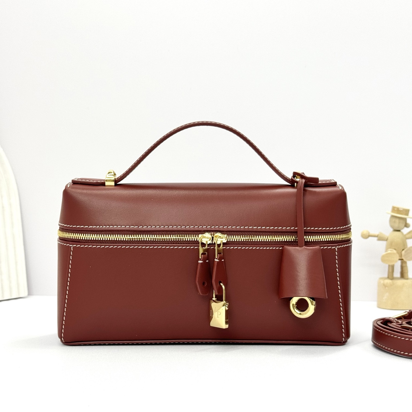 [TOP] Loro Piana Extra Bag L23 23 x 12 x 7cm - Deep Red - 711 Luxury