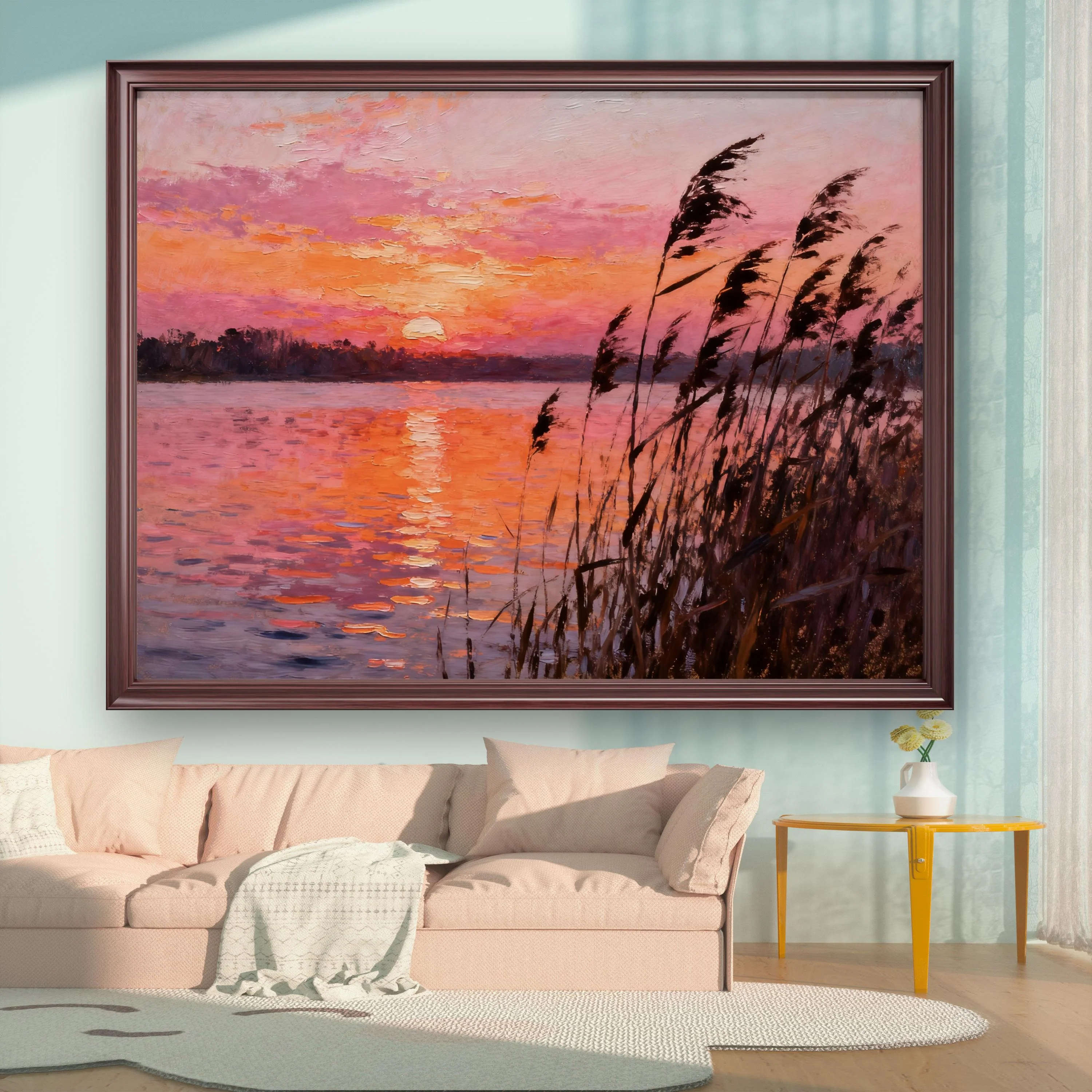 Crimson Rhythm and Flowing Light