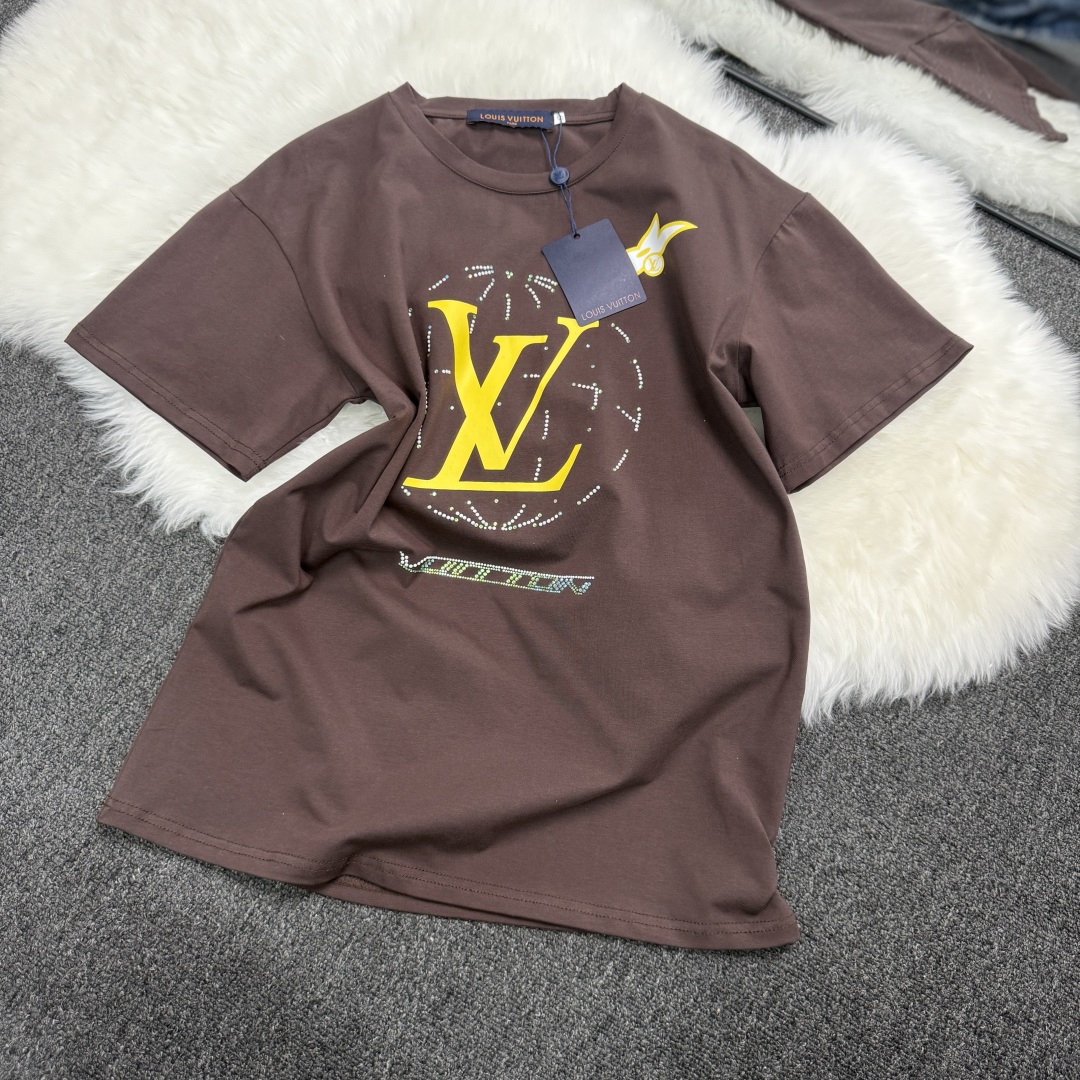 [TOP] Louis Vuitton LV T-shirt - Brown