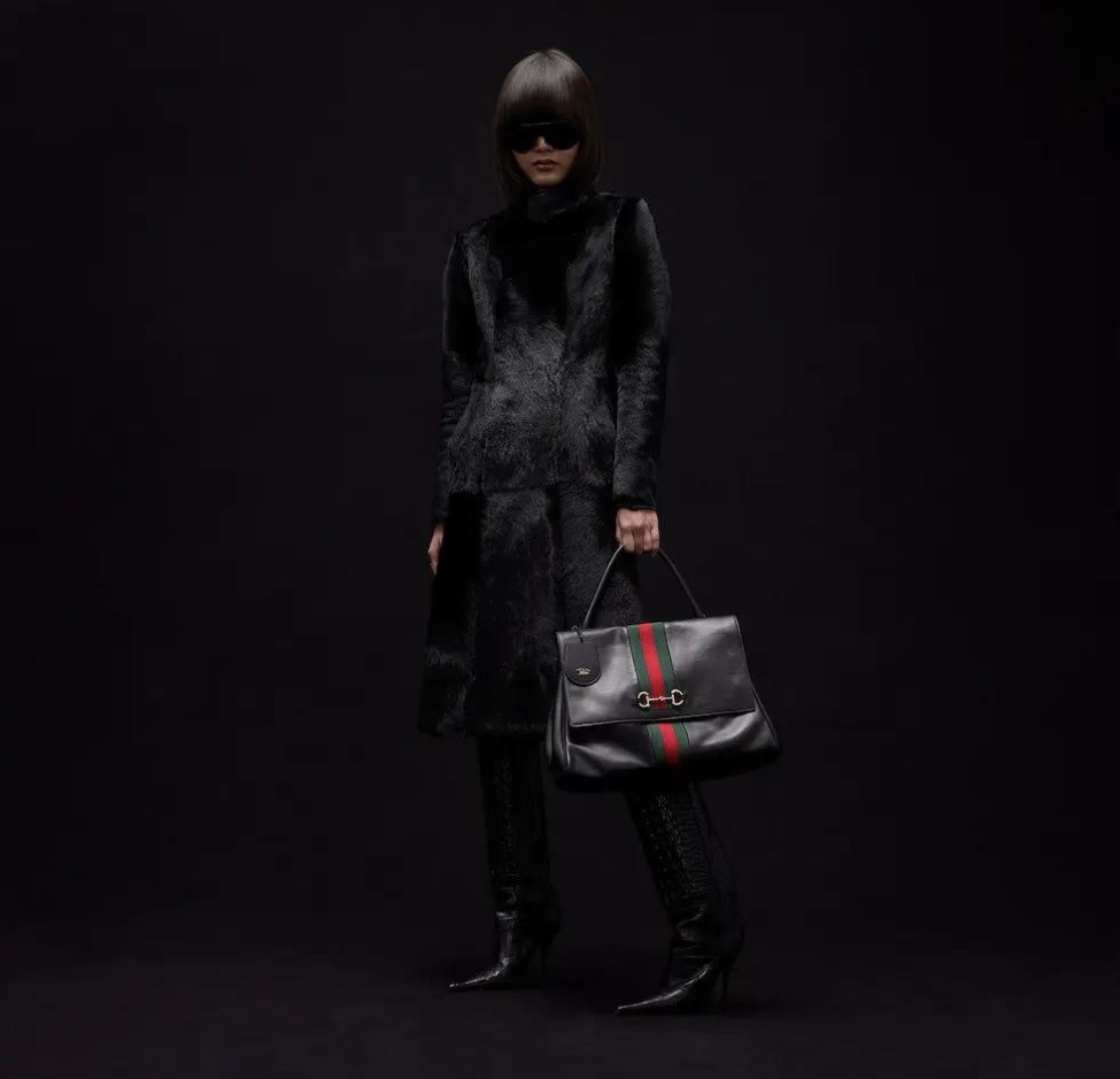 [TOP] GUCCI Generation Gucci Horsebit Paparazzo Handbag - 37-29-13cm - 711 Luxury