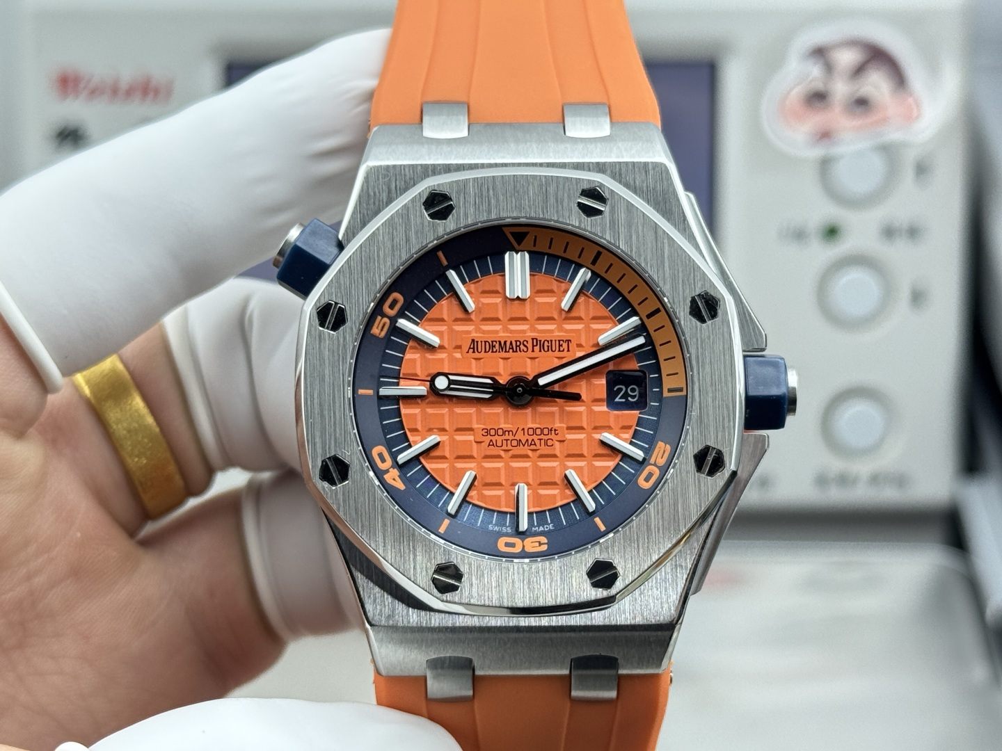[TOP] Audemars Piguet Men's Watch 42mmX14.1mm - Orange - 711 Luxury