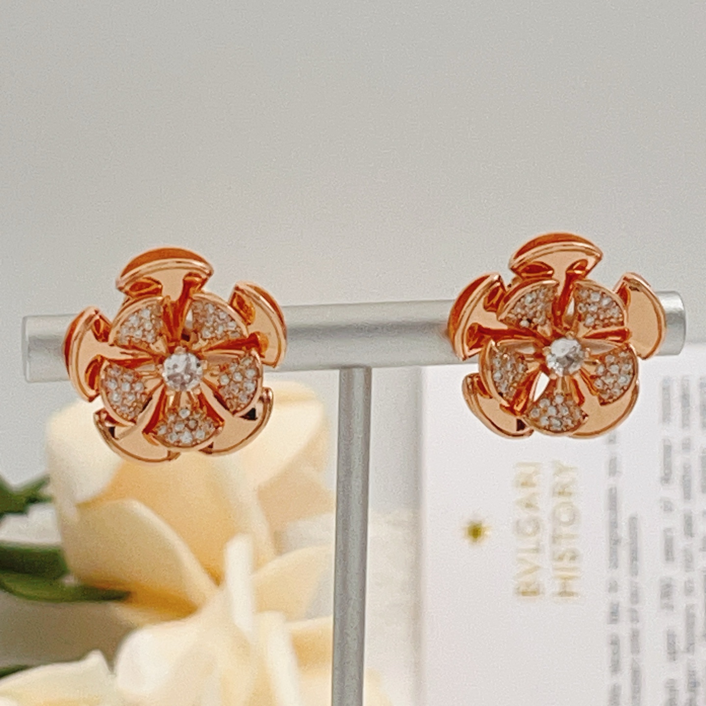 [TOP] BVLGARI Earrings - Rose Gold - 711 Luxury