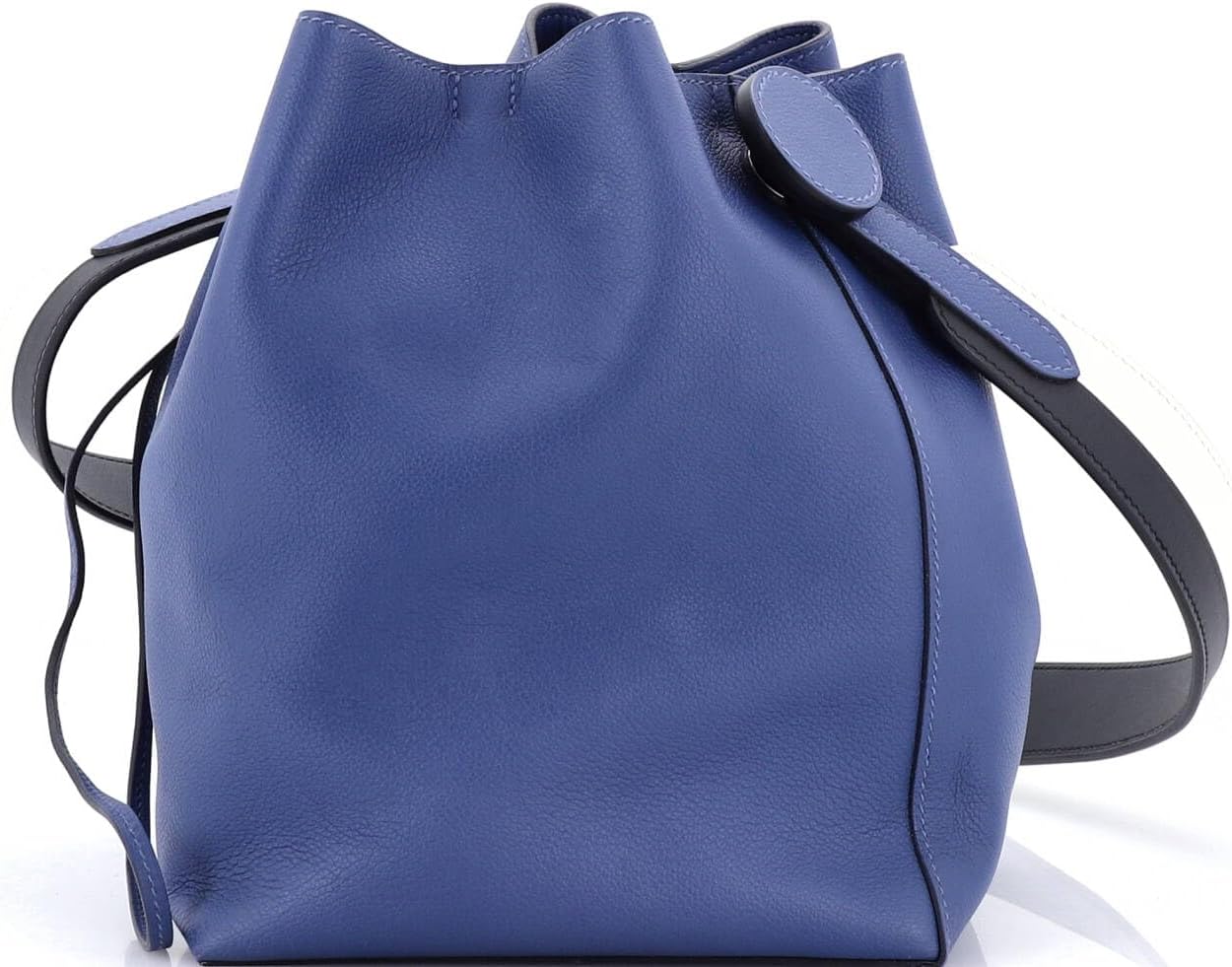 Hermès, Pre-Loved Licol Bag Evercolor 17, Bleu Brighton