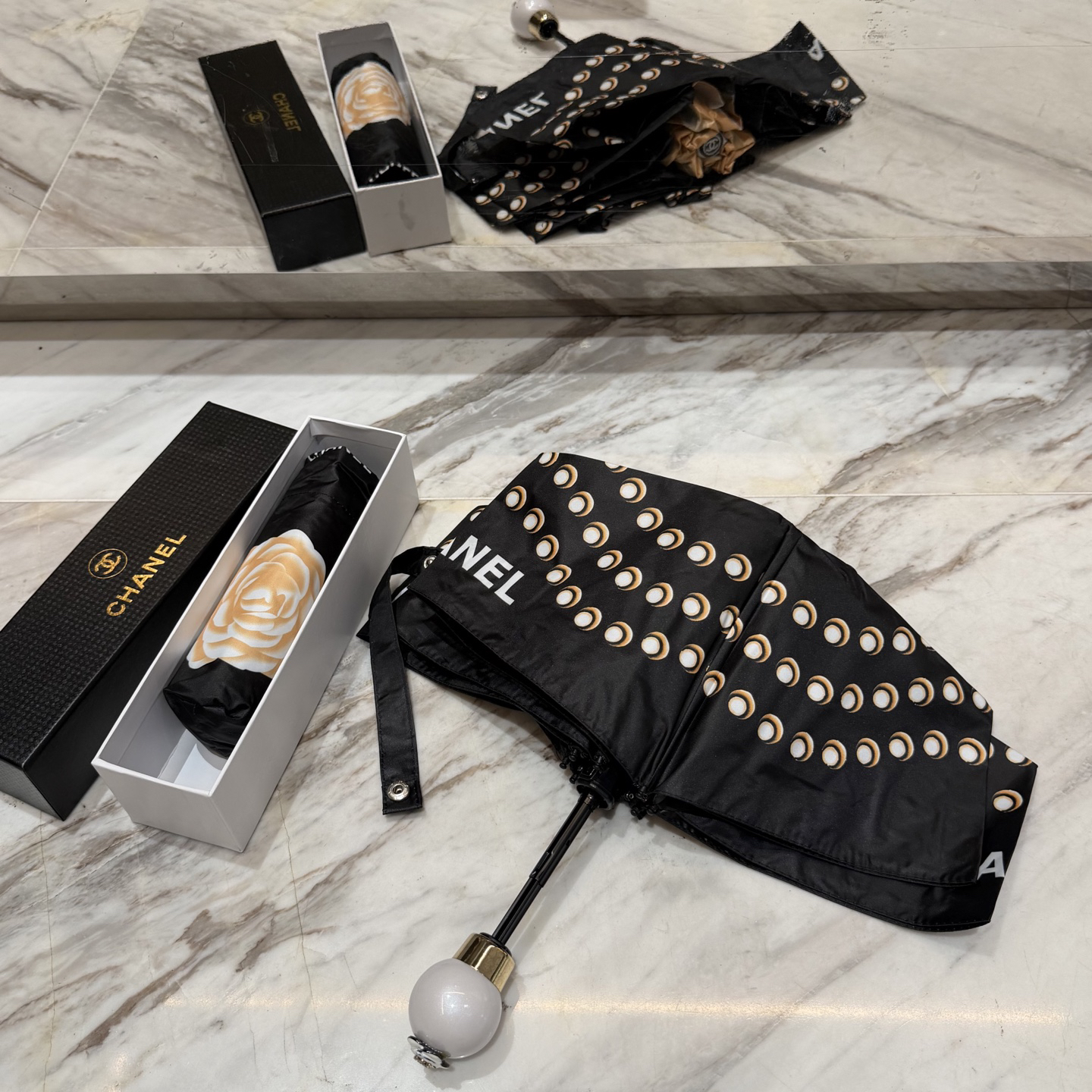 [TOP] CHANEL Umbrella - Black - 711 Luxury