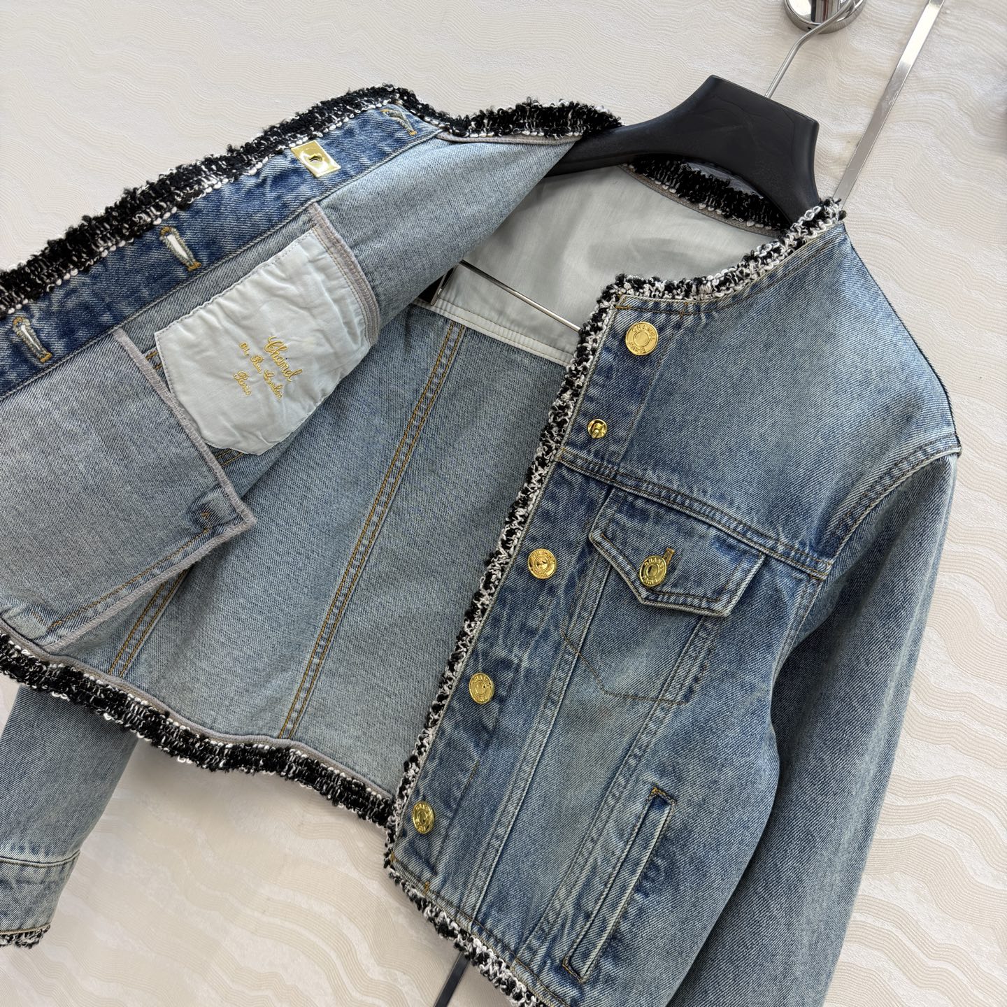 [TOP] CHANEL  Denim Jacket - Blue