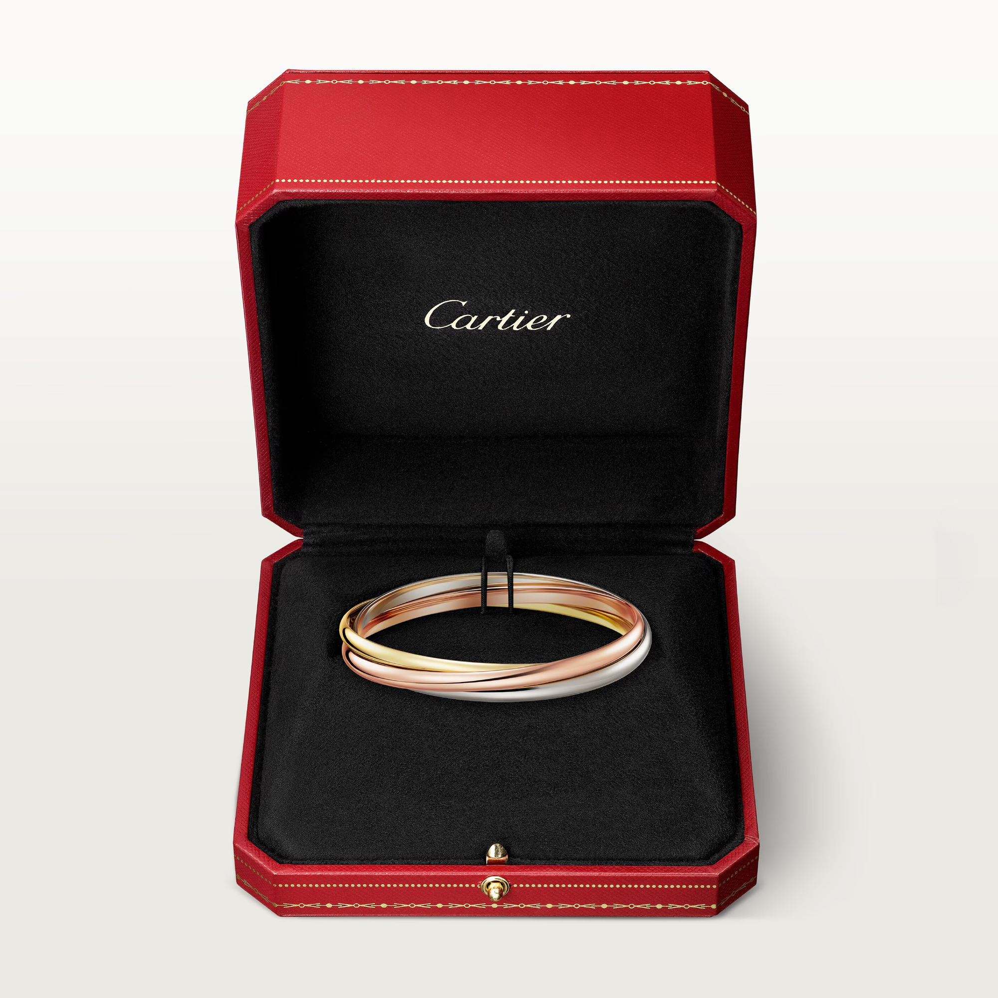 Carty Three Circles Bracelet, Three Tone, Classic Model