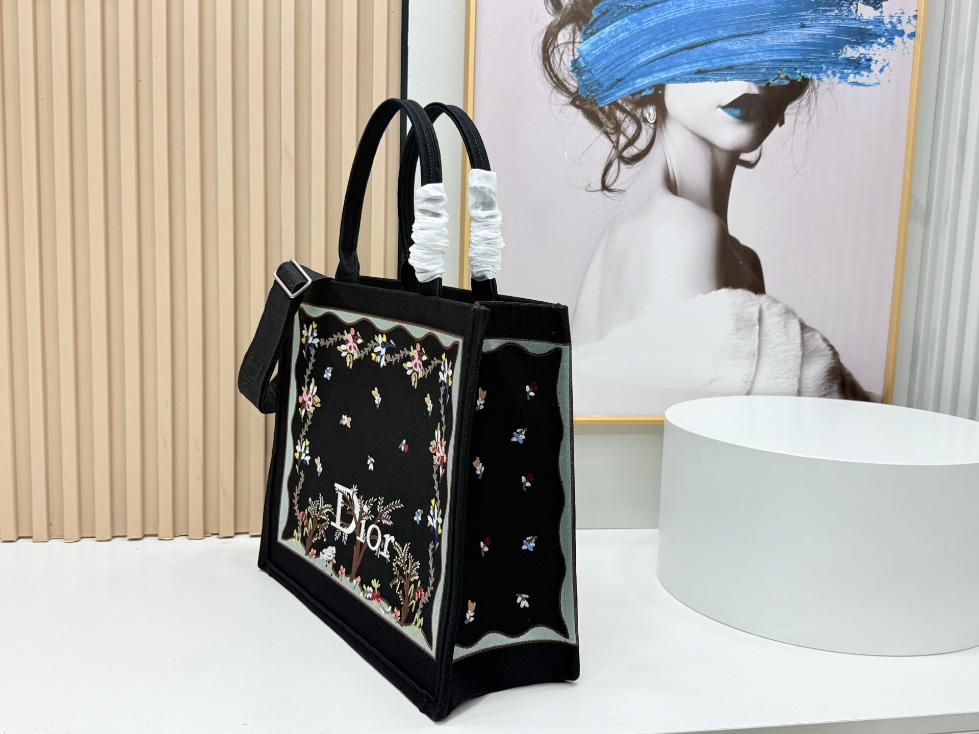 [TOP] Christian Dior  Book Tote Bag  41*14*32cm - Black