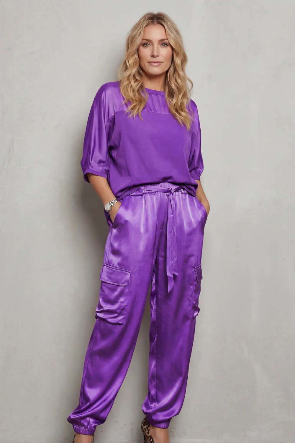 Finley – Silky Cargo - Lounge Set