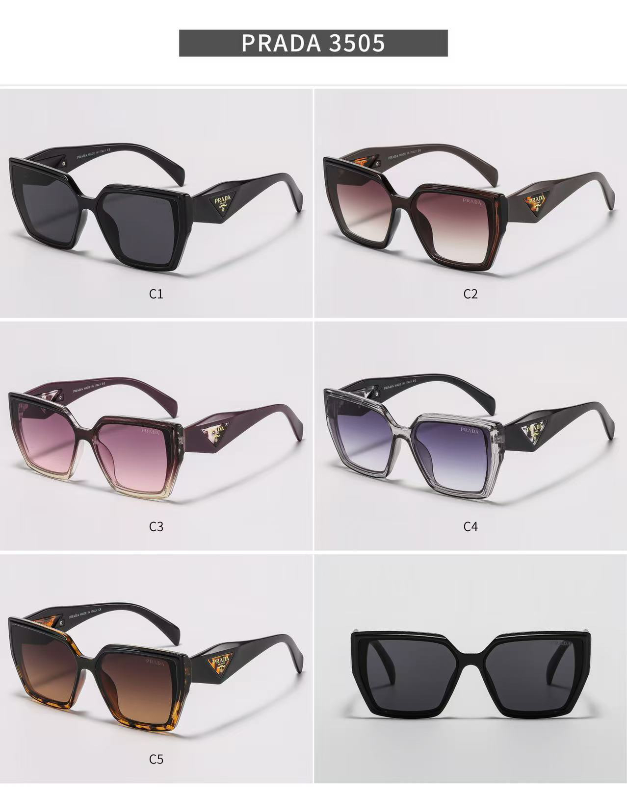 [TOP] PRADA Sunglasses - 5 Colors - 711 Luxury
