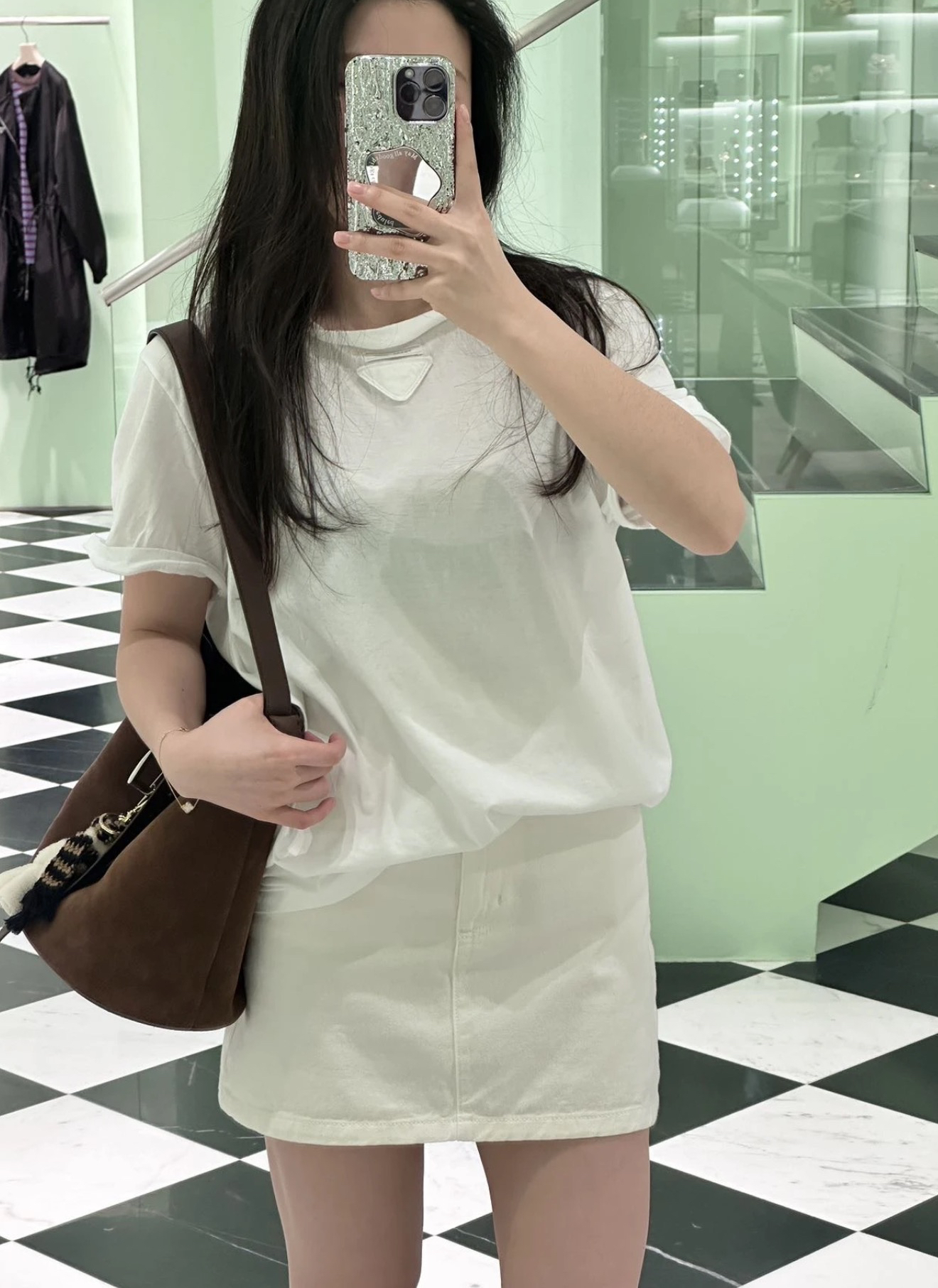 [TOP] PRADA  T-shirt -White