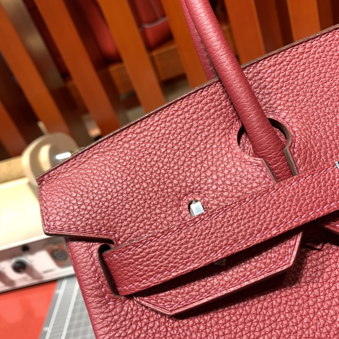 [TOP] HERMES Birkin Togo Leather 30cm - Rubis & SHW