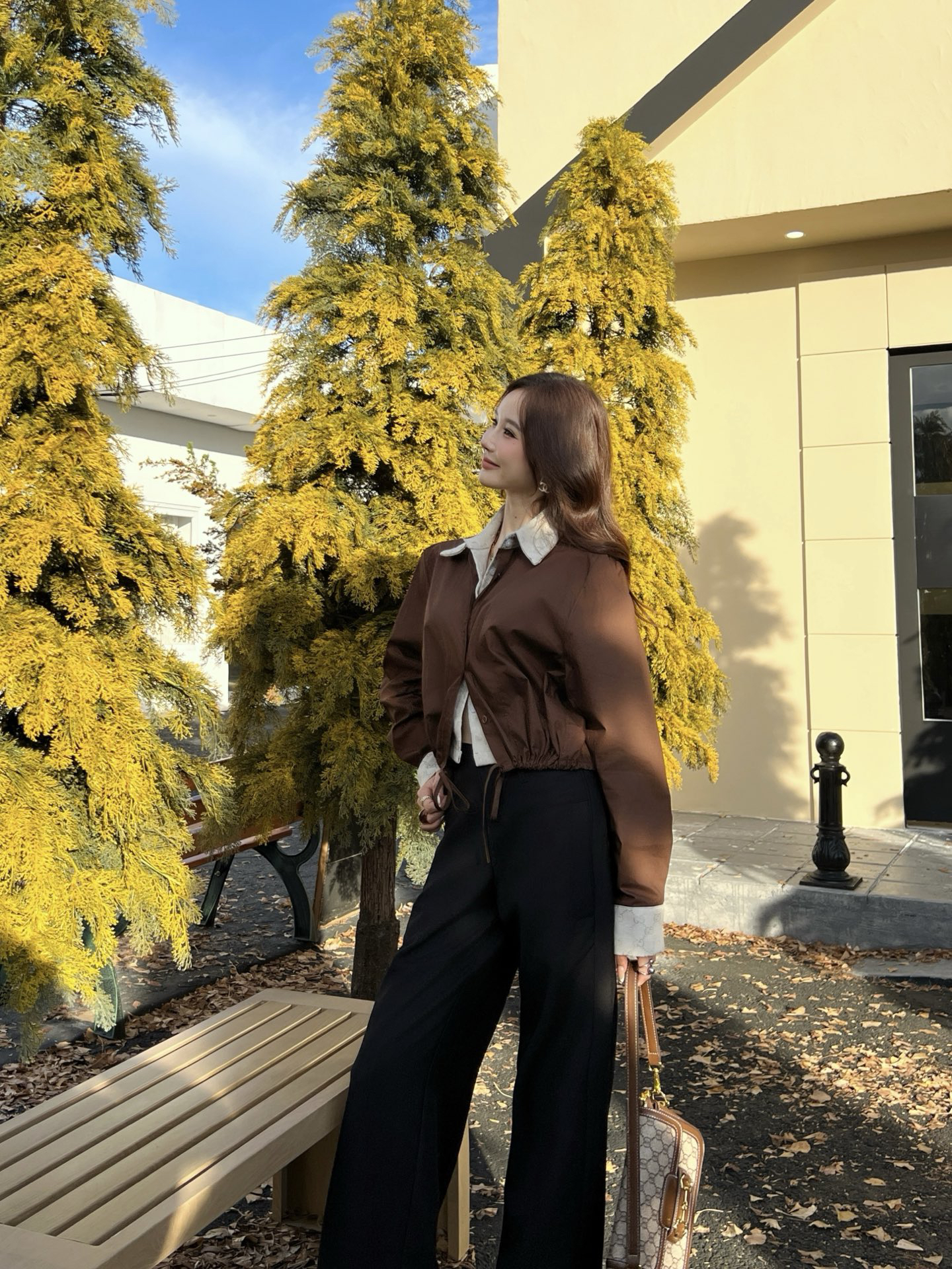 [TOP] GUCCI Shirt - Brown