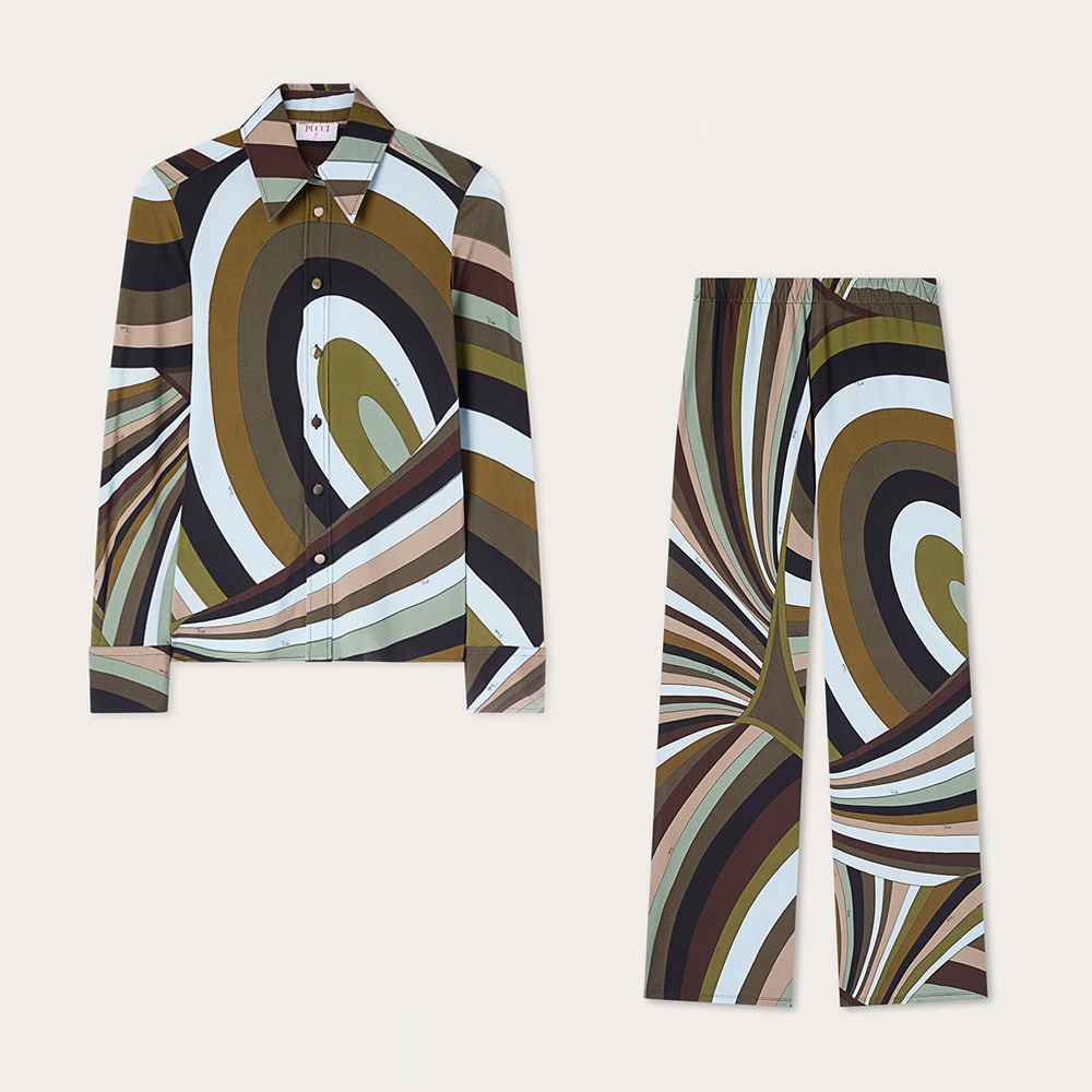 Designer Clothing PUCCI Iride Print Shirt and Pants #394278 | Nigo Office