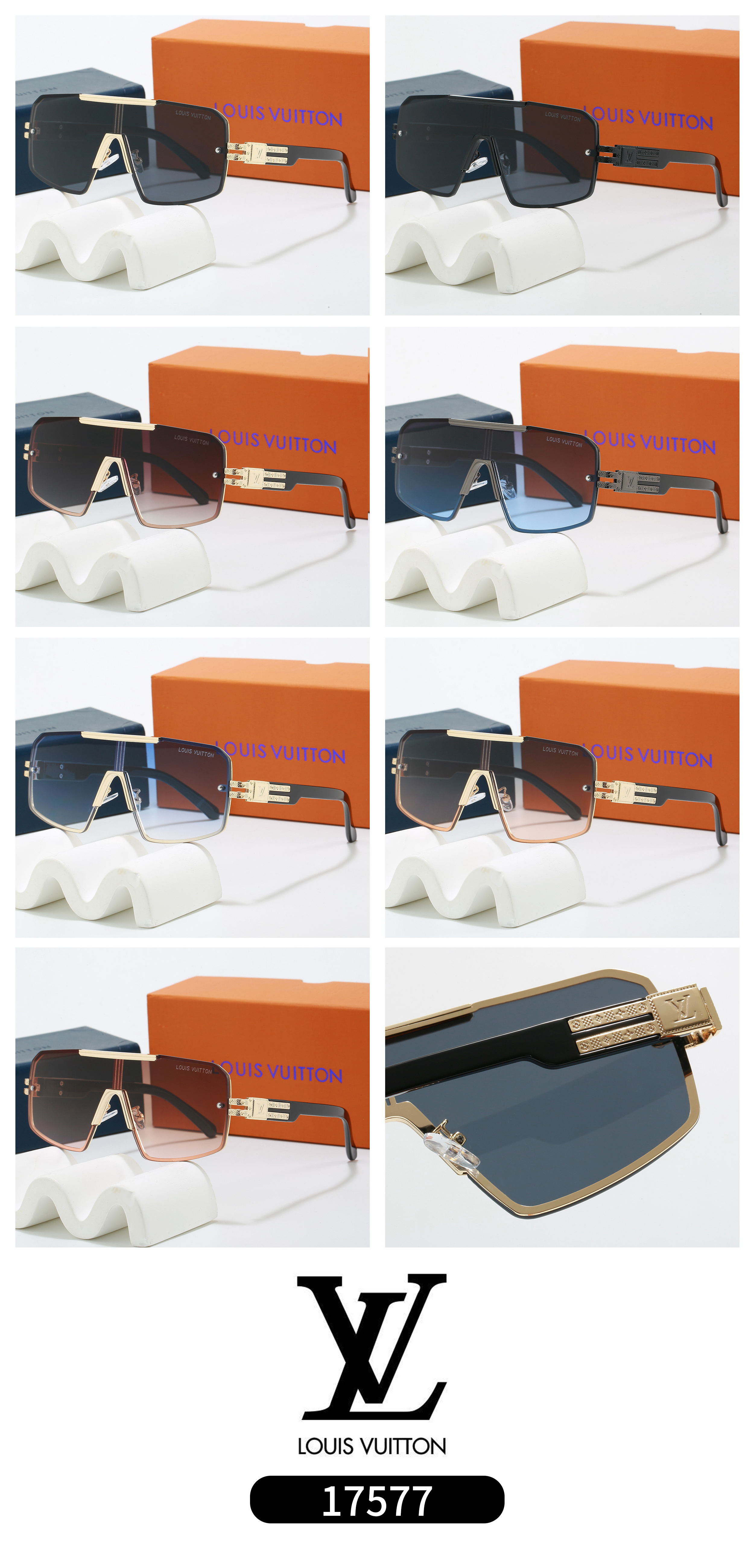 [TOP] Louis Vuitton LV Sunglasses - 7 Colors - 711 Luxury