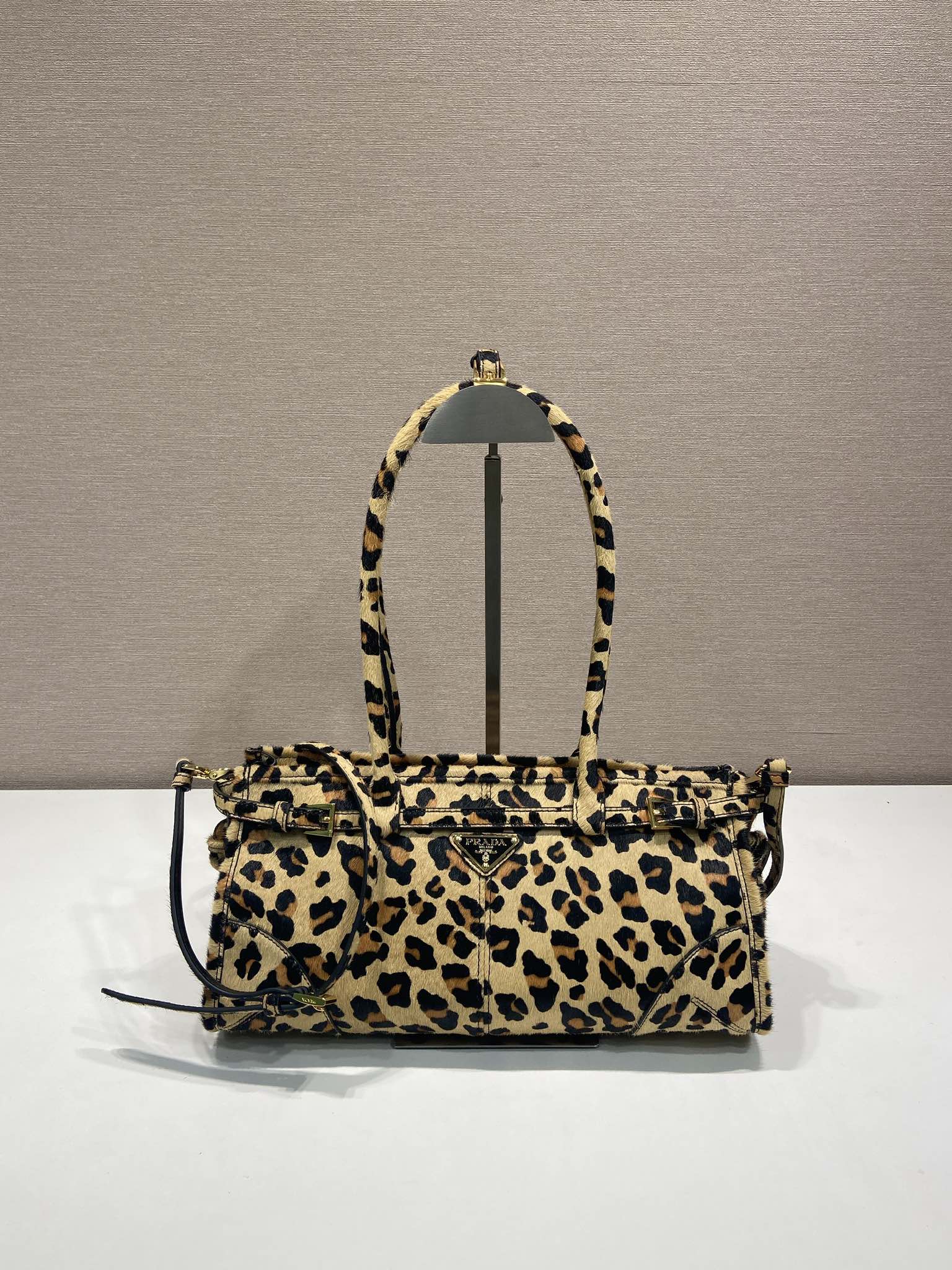 [TOP] PRADA LusSolf Bag  32x15.5x12cm - Leopard Pattern - 711 Luxury