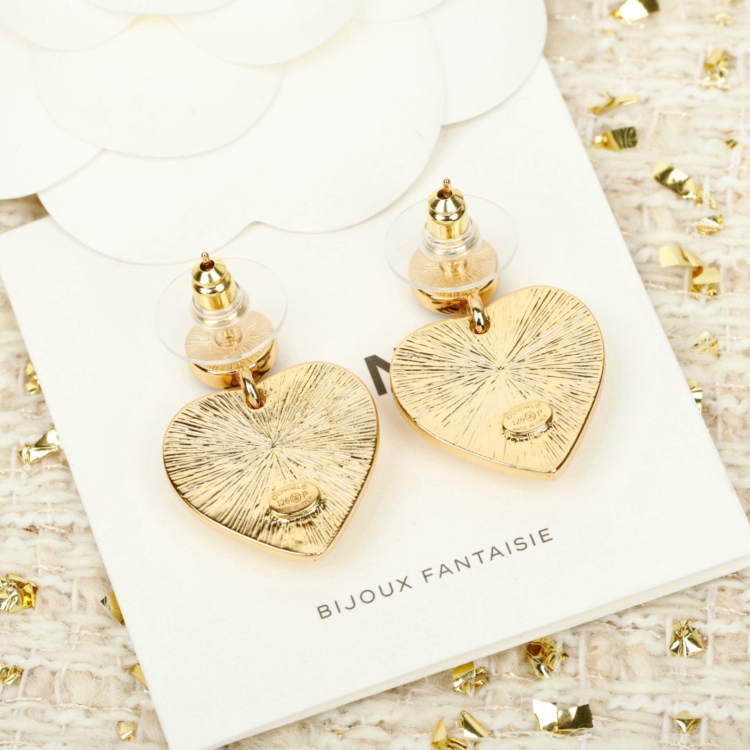 [TOP] CHANEL Earrings - Gold