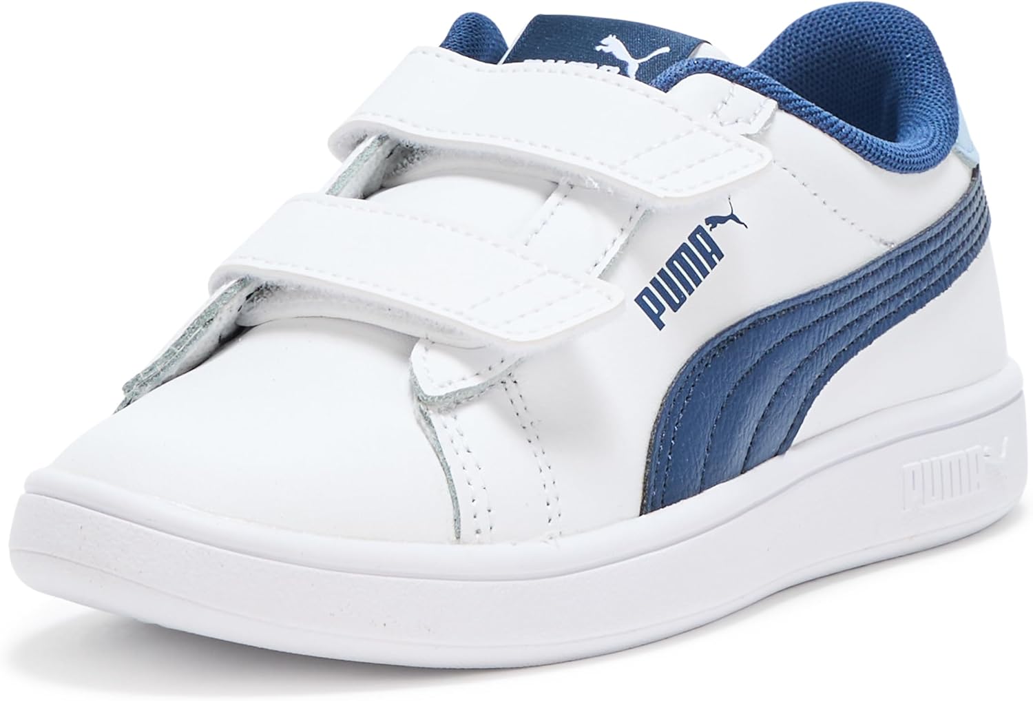 PUMA Kids Girls Smash 3.0 Playdate Slip On Sneakers Shoes Casual - White