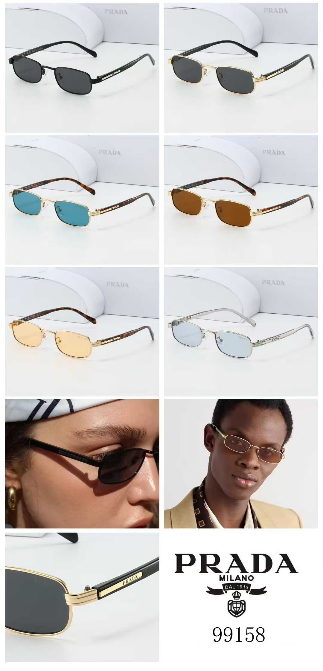 [TOP] PRADA Sunglasses - 6 Colors - 711 Luxury