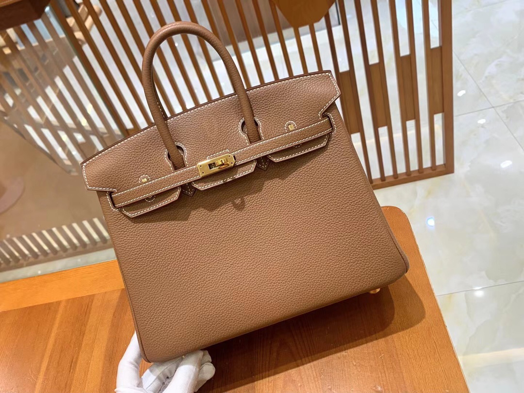 [TOP] HERMES Birkin Togo Leather 25cm - Gold & GHW - 711 Luxury
