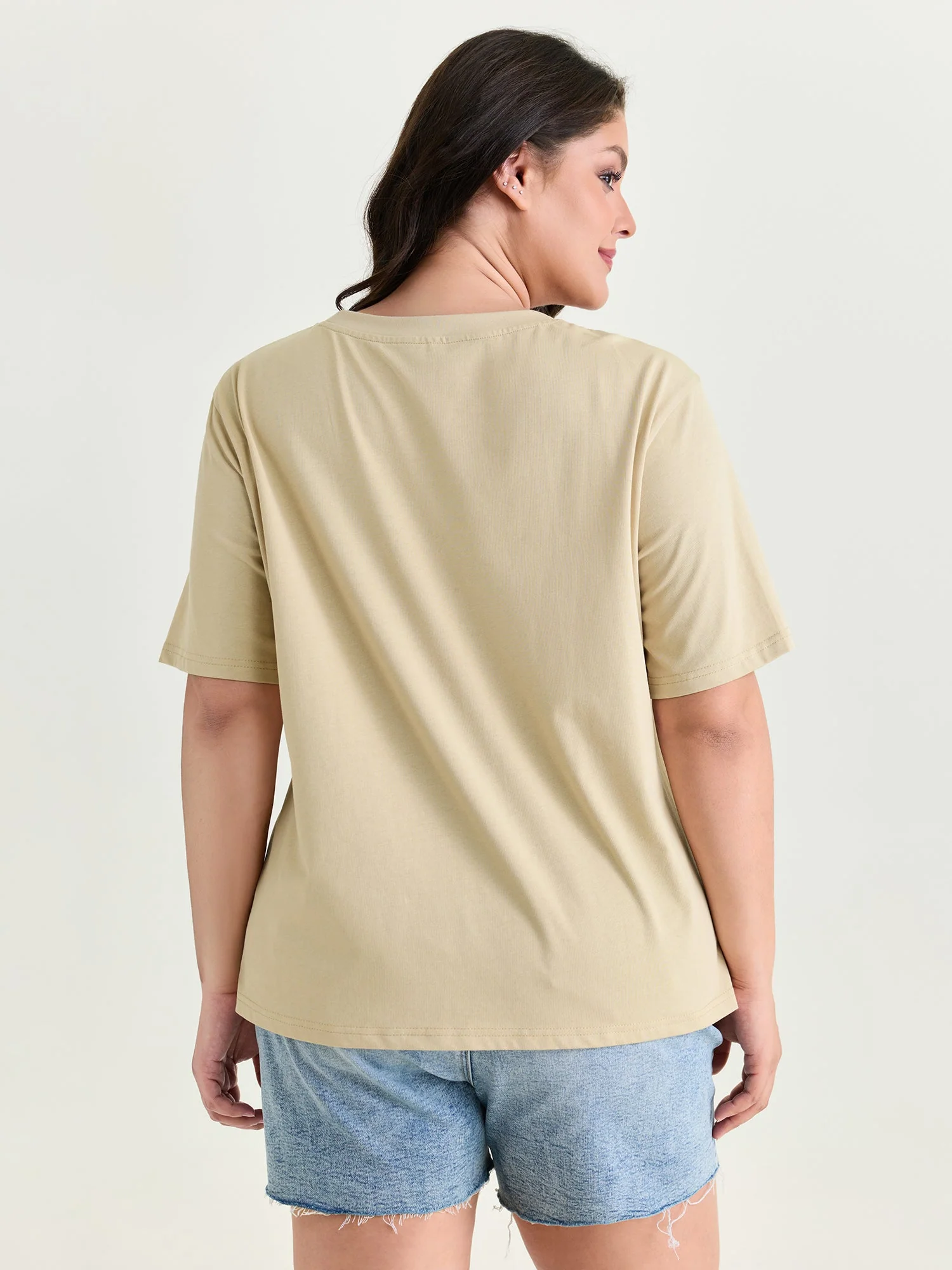 Cotton Vacation-Ready Print T-Shirt