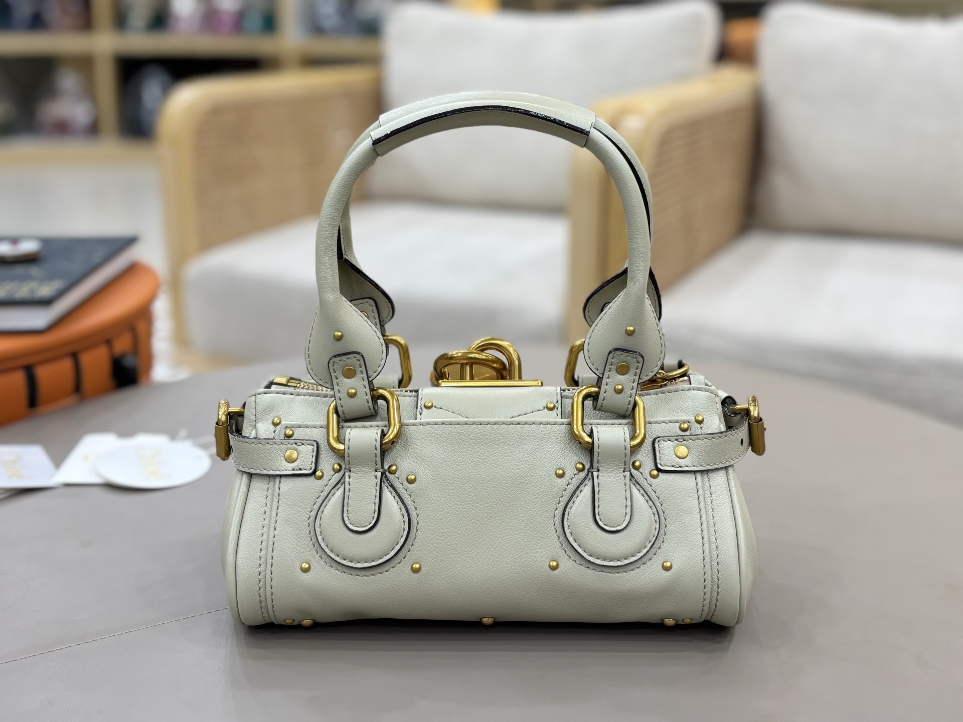[TOP] Chloe Paddington Bag 26*12*12cm - White - 711 Luxury