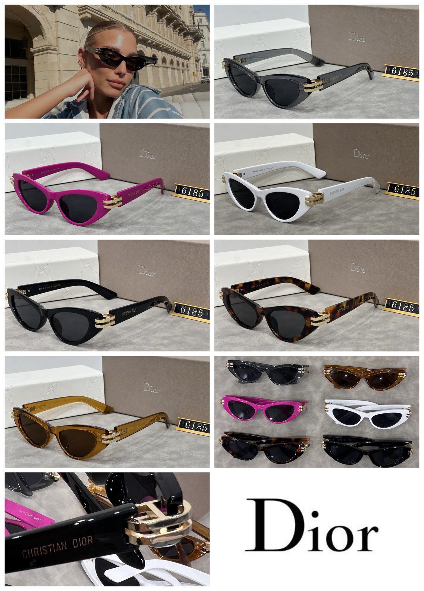 [TOP] Christian Dior Sunglasses - 6 Colors - 711 Luxury