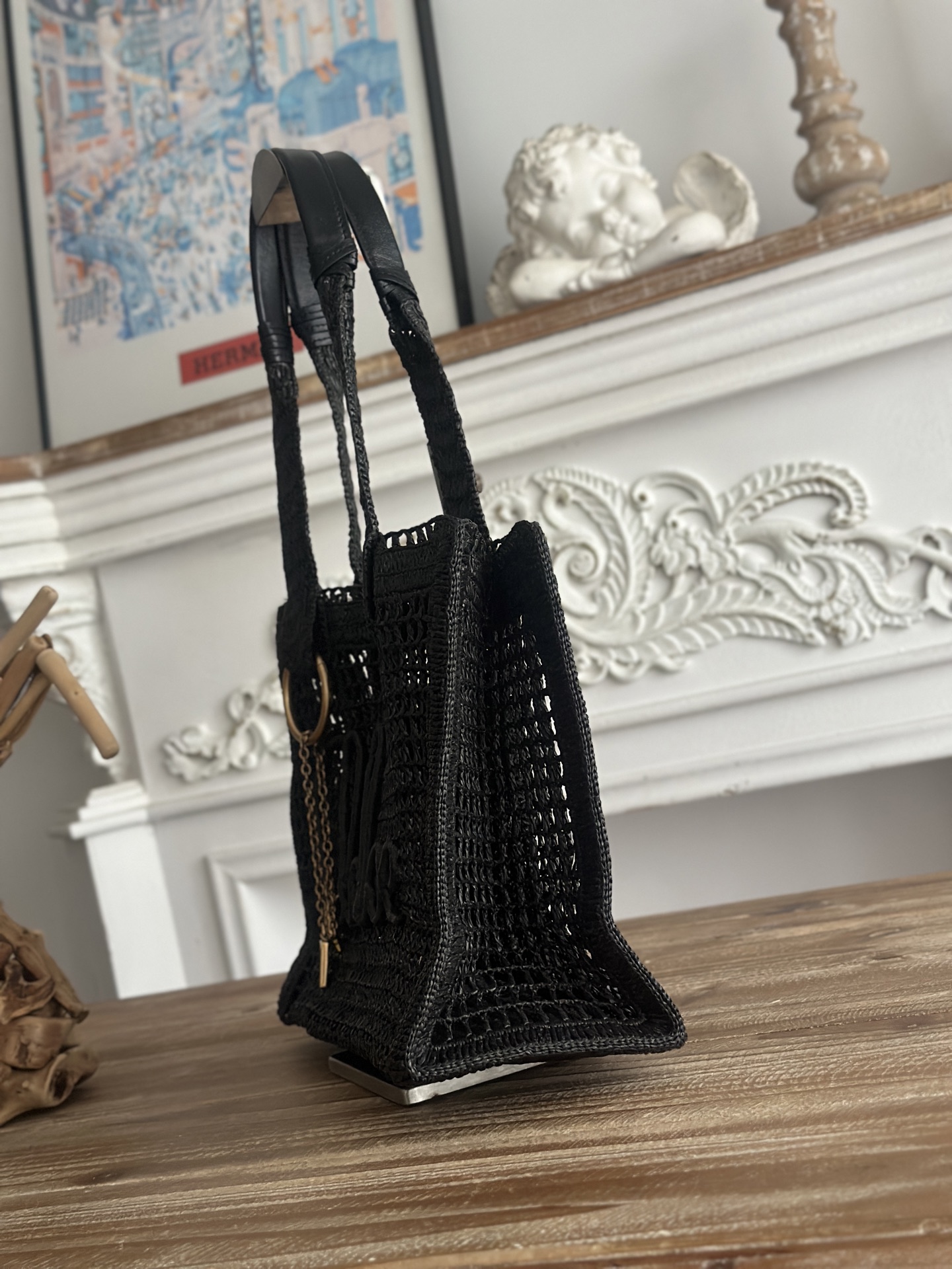 [TOP] Chloe Summer Banana Bag 37*26*13.5cm - Black - 711 Luxury