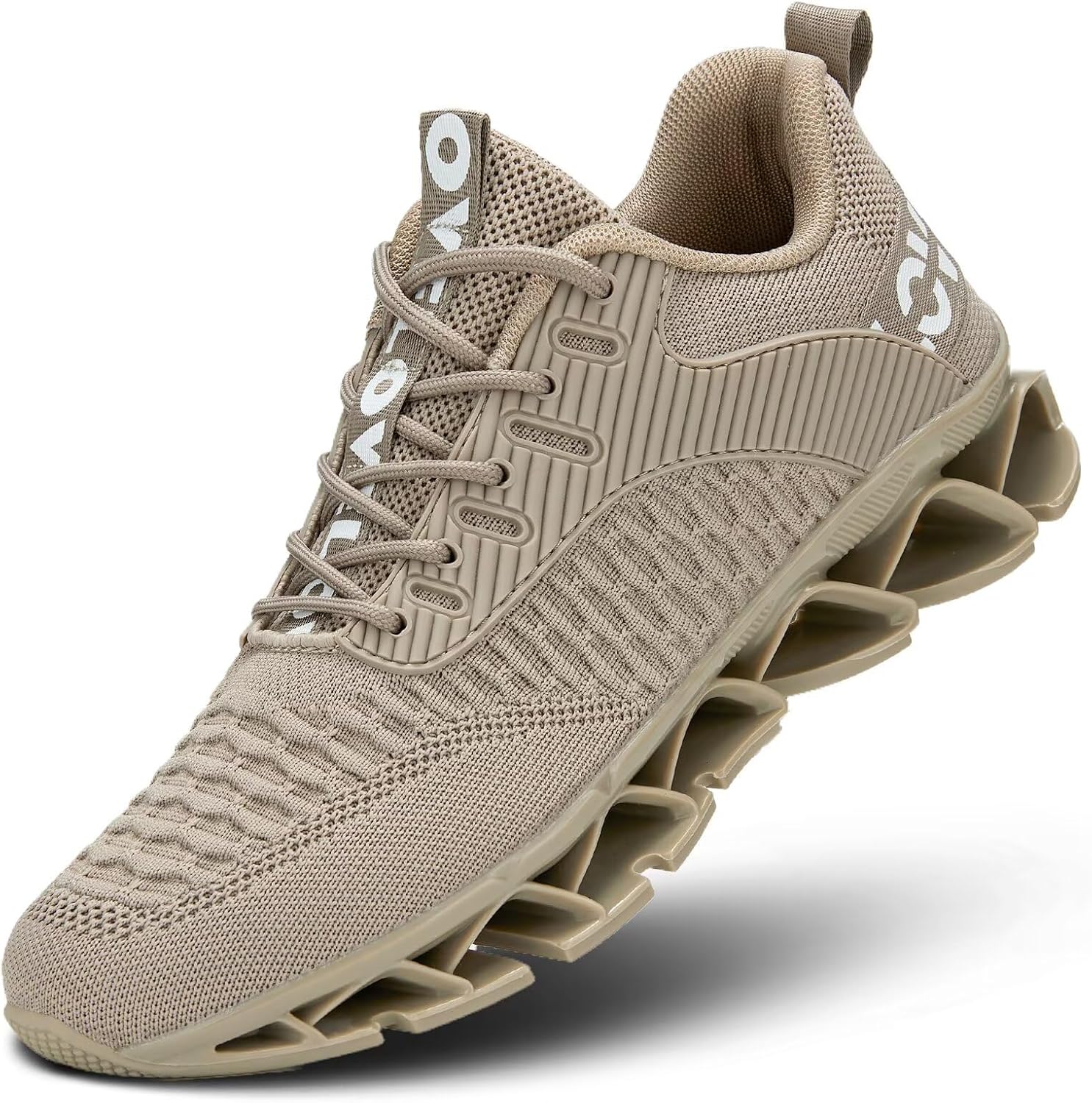 Men's Fashion Sneakers Lightweight Breathable Mesh Running Shoes Blade Non Slip Soft Sole Casual Athletic Walking Shoes