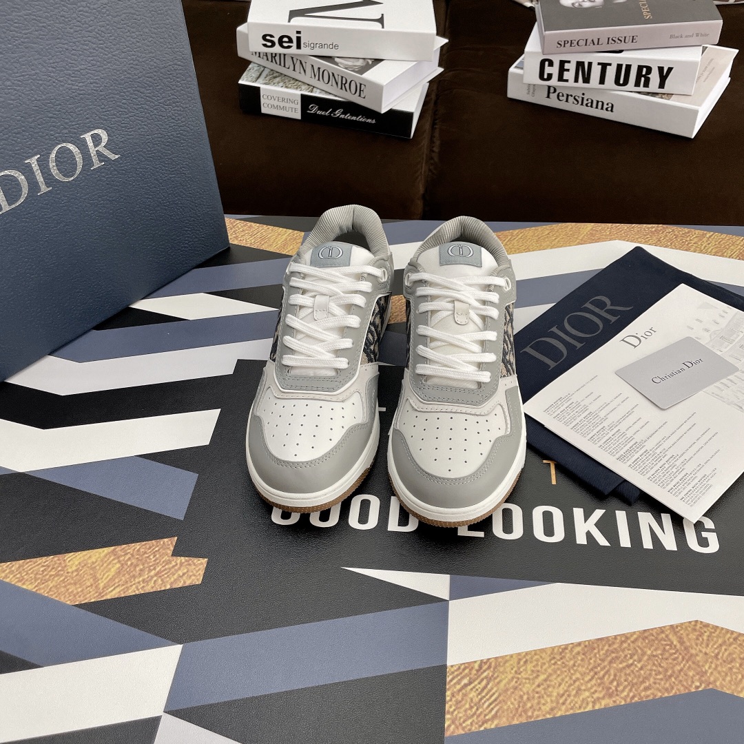[TOP] Christian Dior Casual Shoes - Gray - 711 Luxury