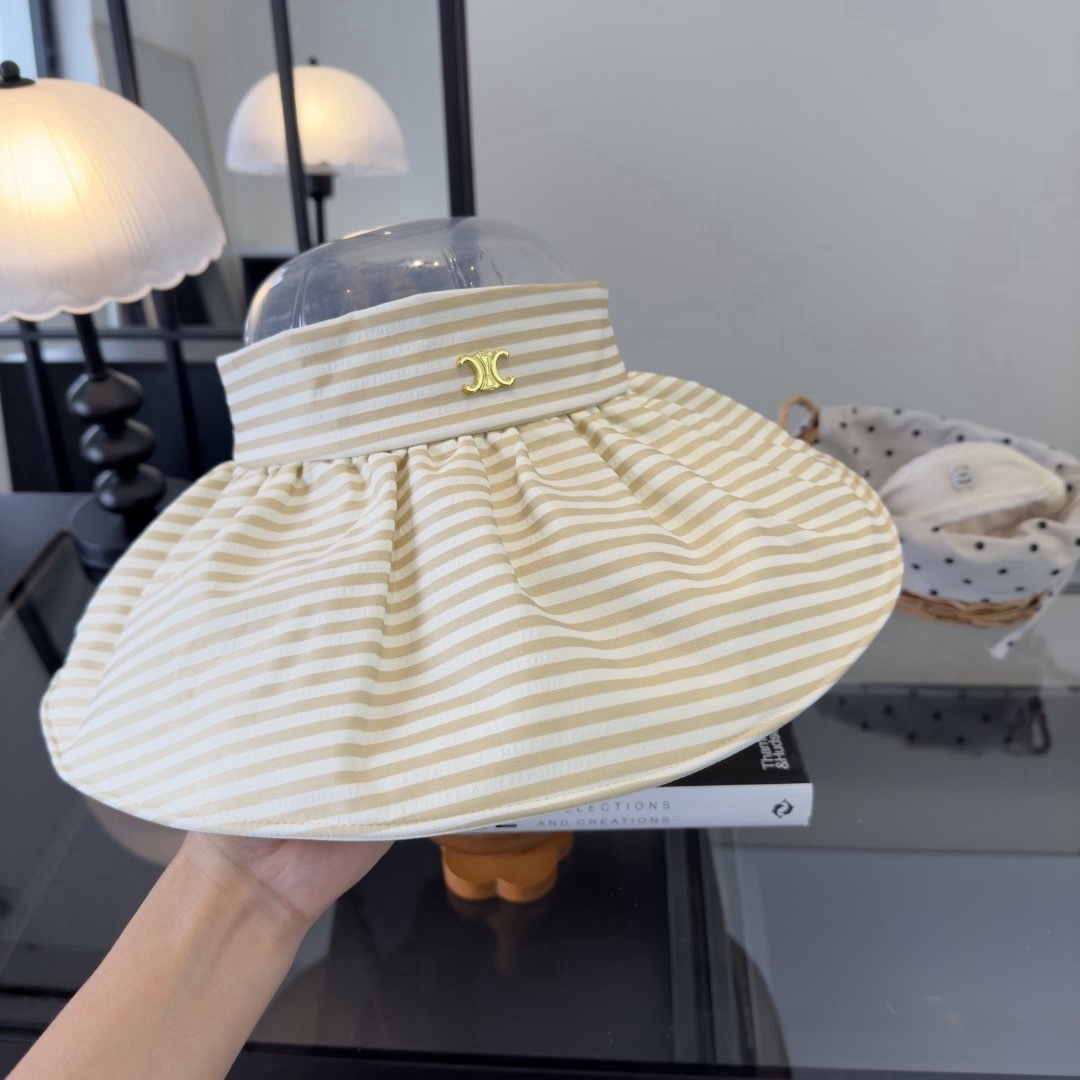 [TOP] CELINE  Open-brim Hat - Beige - 711 Luxury