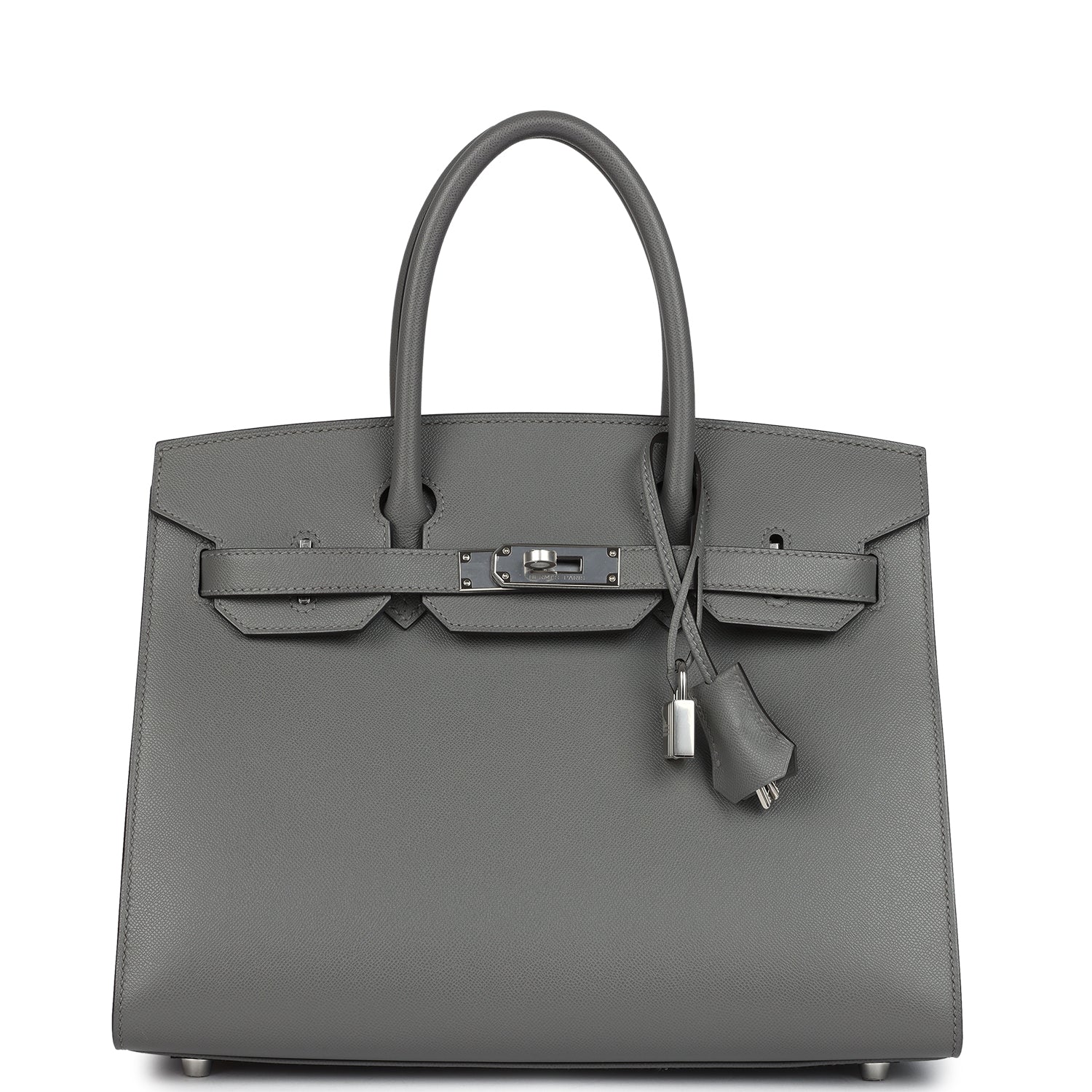 Hermes Birkin SellierGris Meyer Madame Palladium Hardware
