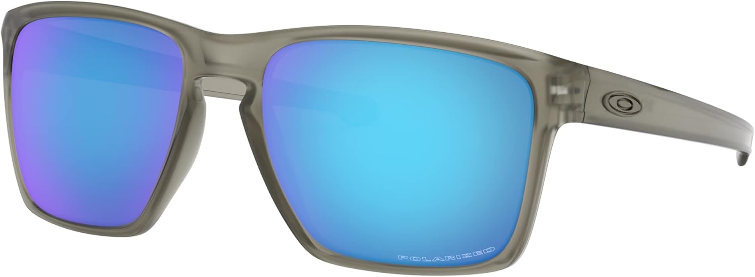 Oakley Man Sunglasses Matte Black Frame, Grey Lenses, 57MM