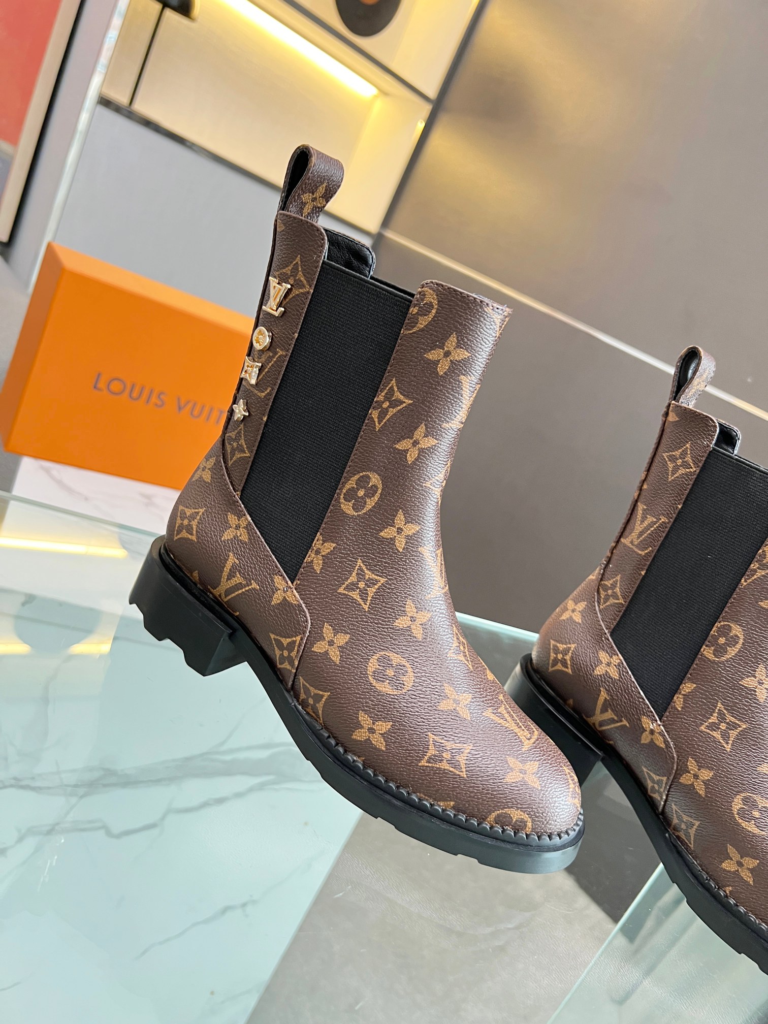 [TOP] Louis Vuitton LV Boots - Brown - 711 Luxury
