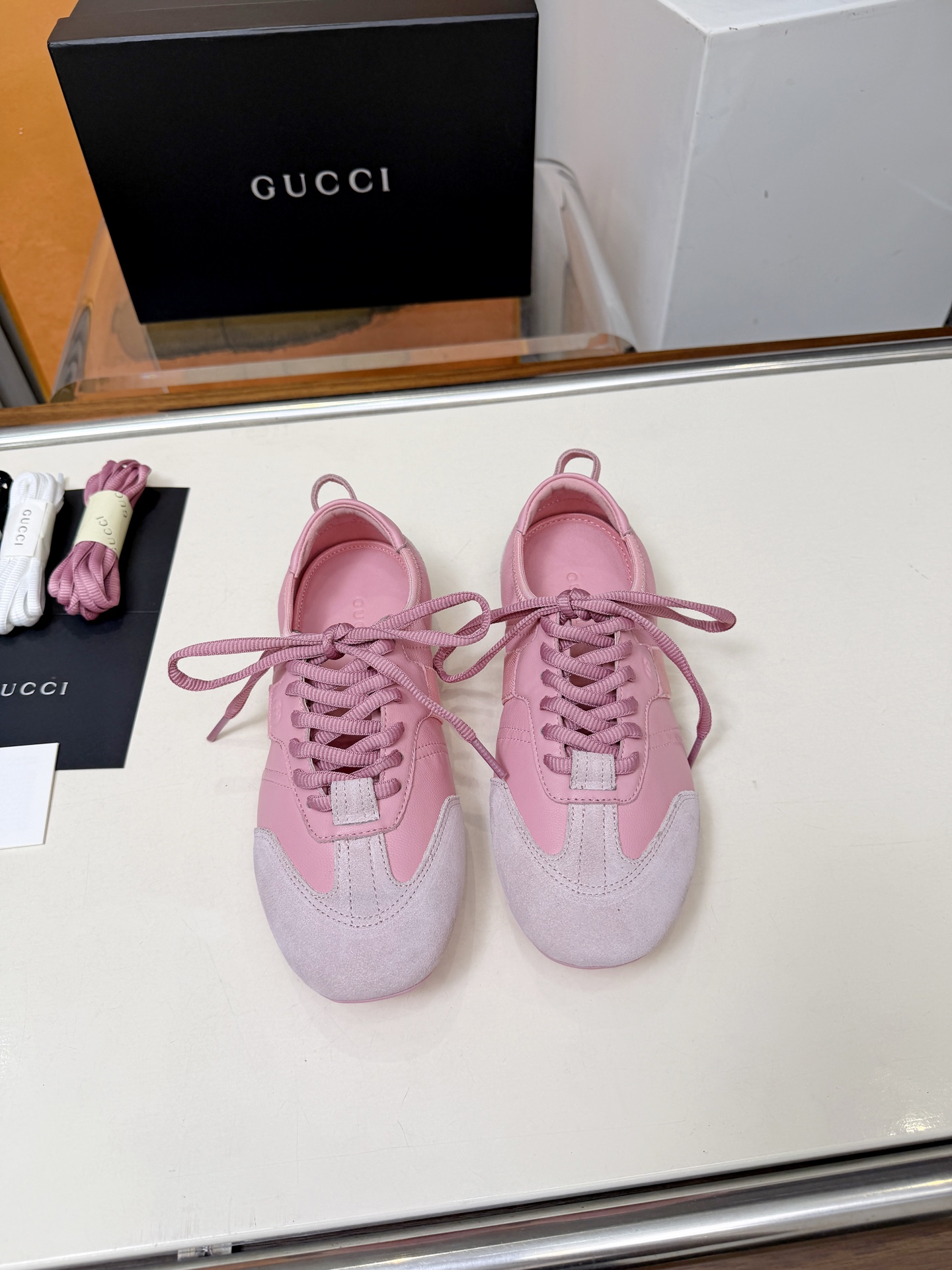 [TOP] GUCCI Sneaker - Pink - 711 Luxury