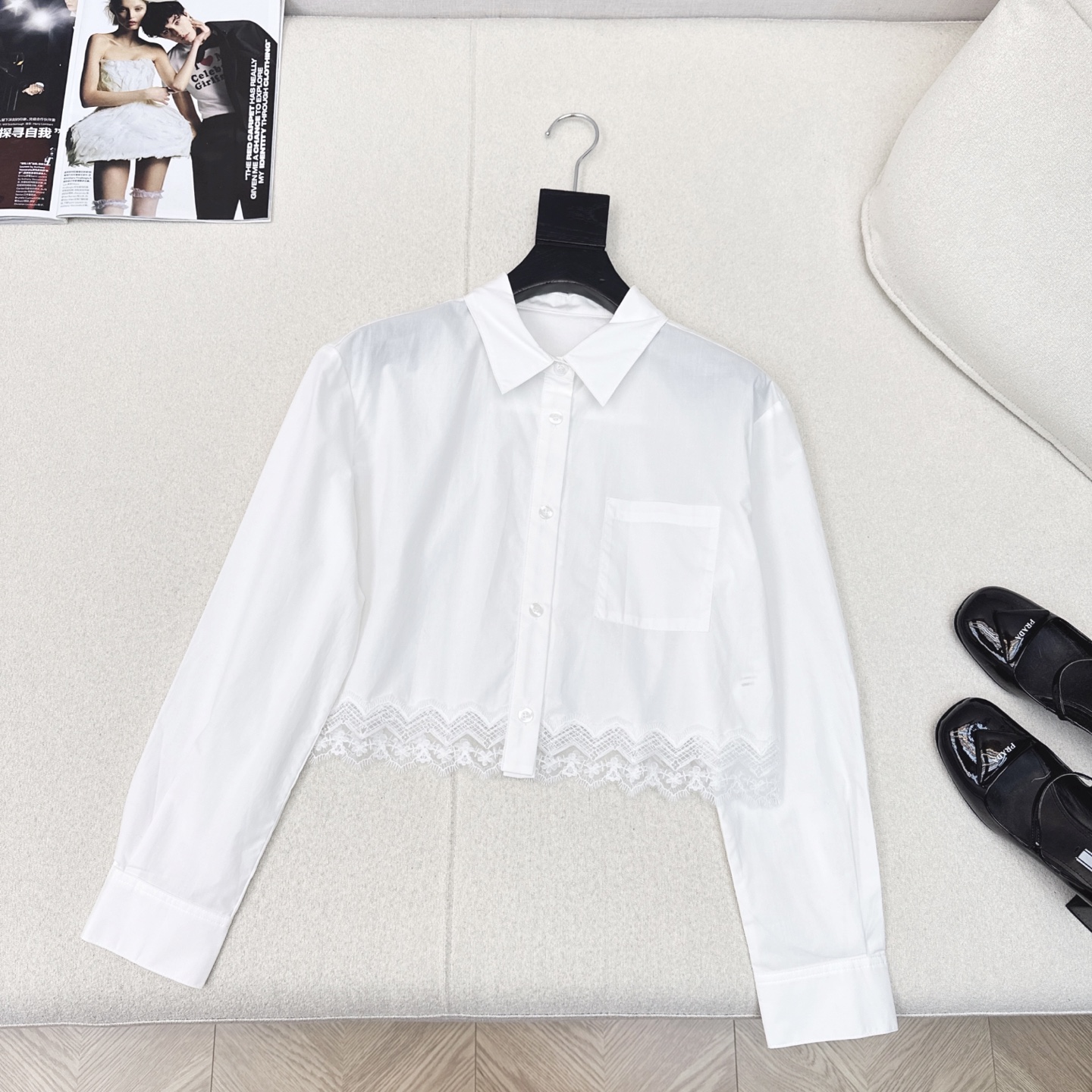 [TOP] Louis Vuitton LV  Shirt - White