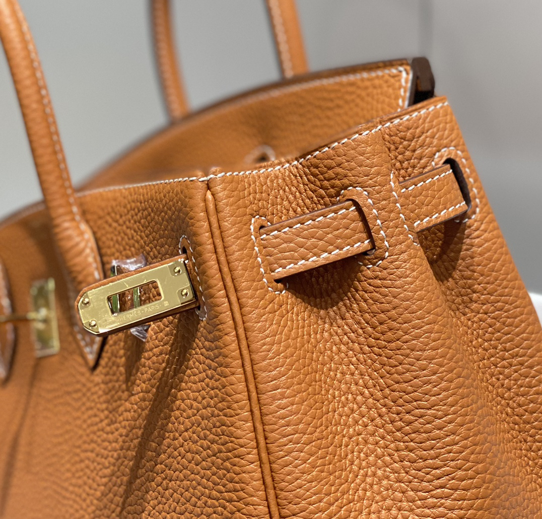 [TOP] HERMES Birkin Togo Leather 25cm - Gold & GHW
