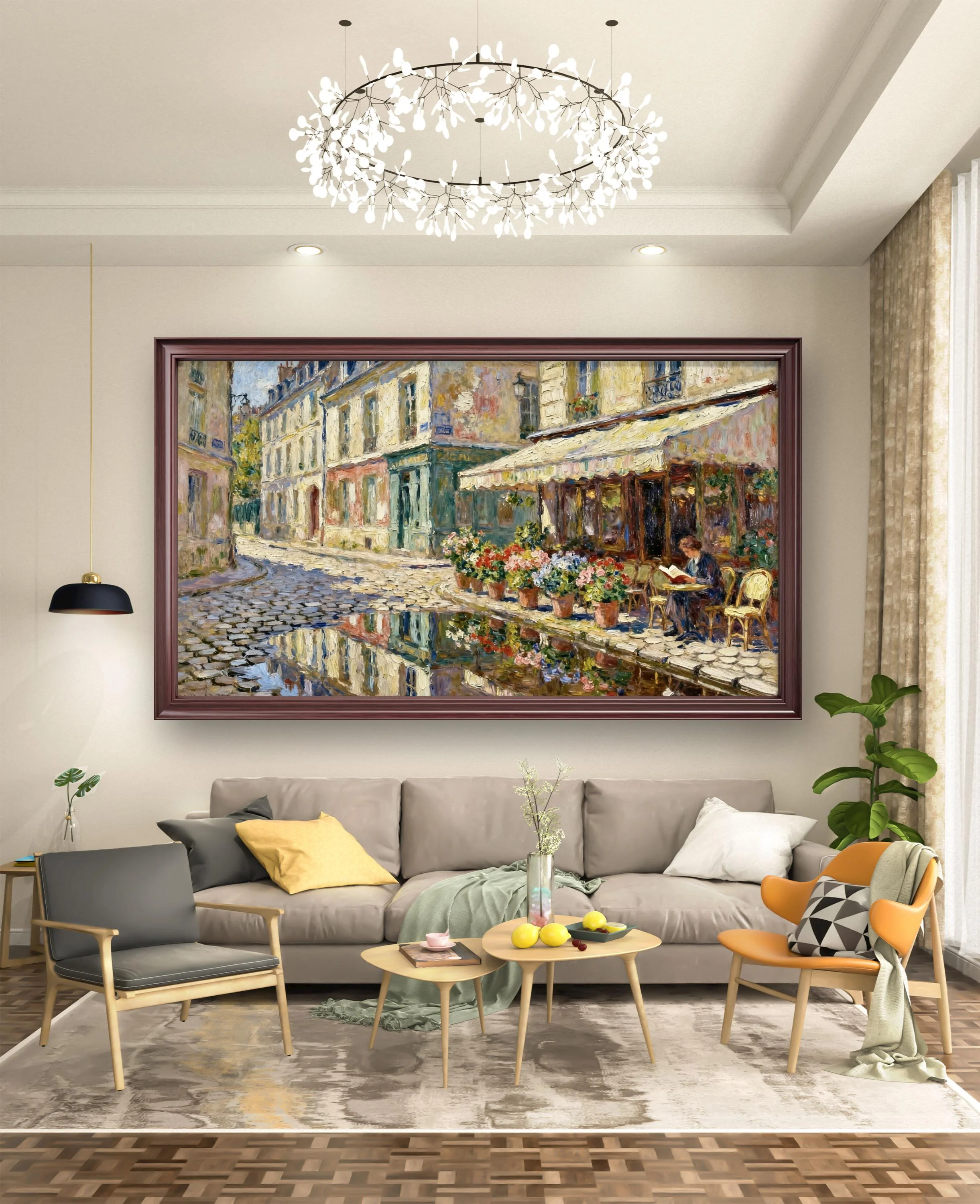 Cobblestones After Rain