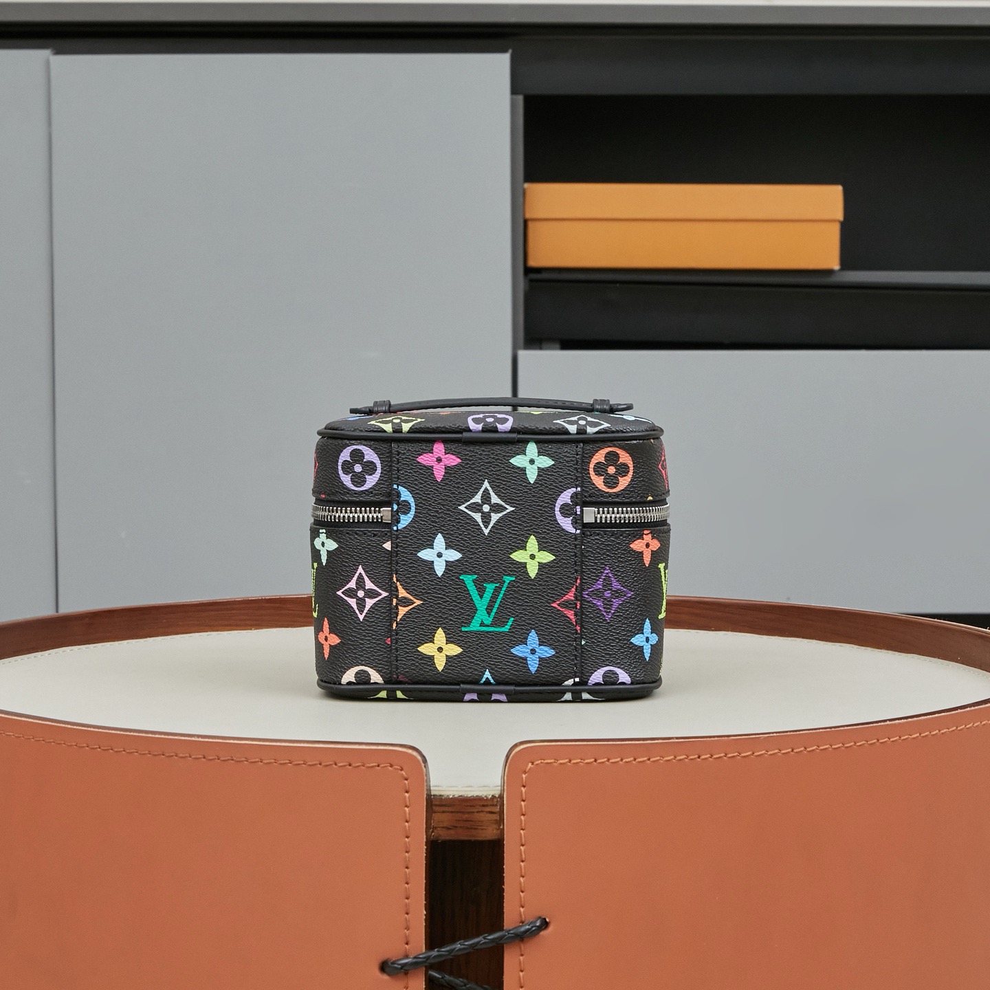 [TOP] Louis Vuitton LV Nice Nano Bag 14x10.2x8.5cm - Black - 711 Luxury