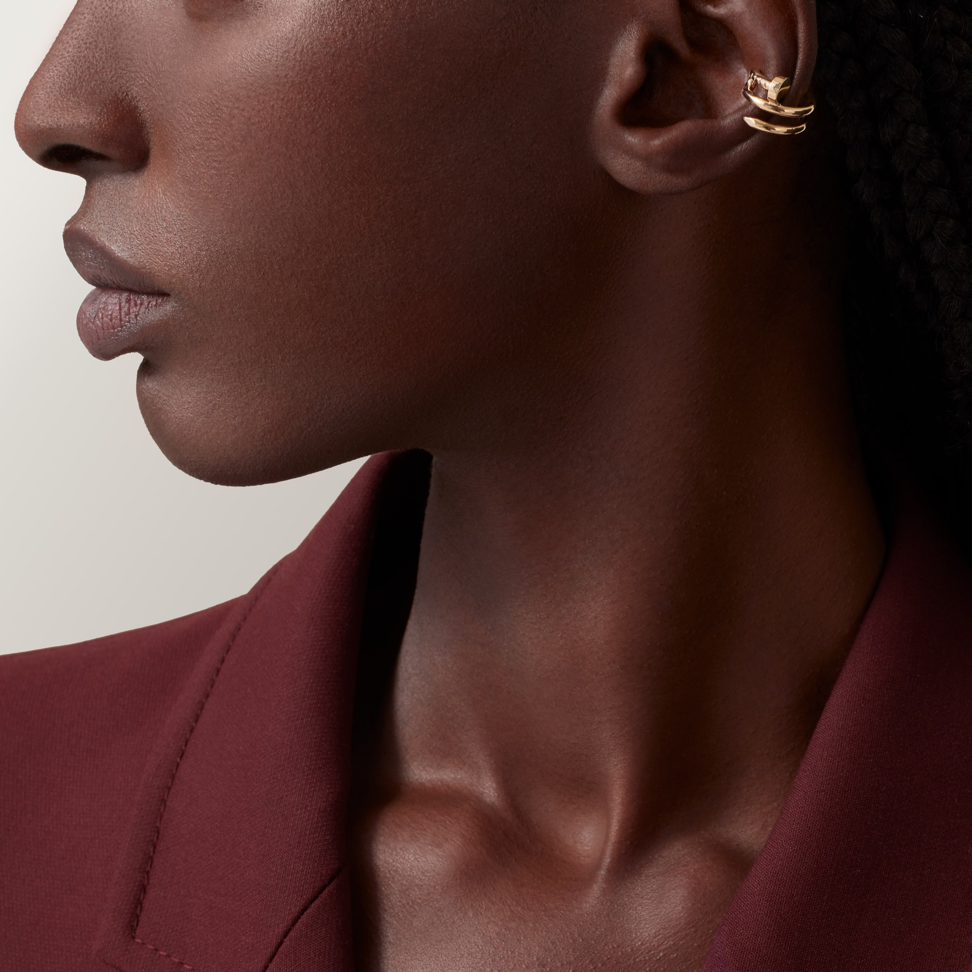 Carty Nails Infinity Wrap Earrings ,Yellow Gold,Ear clip