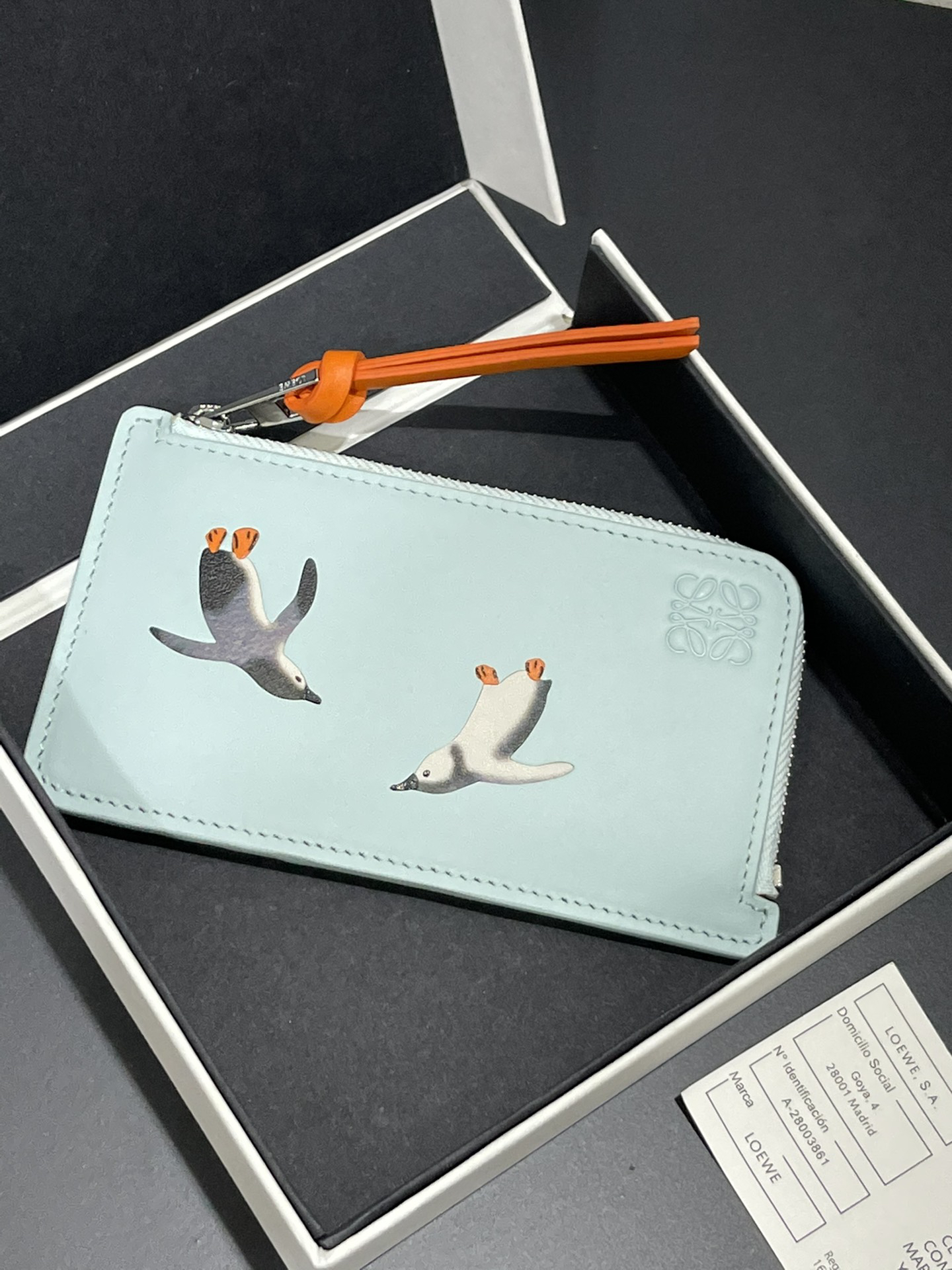 [TOP] LOEWE Card Holder 13*7.5cm - Blue - 711 Luxury