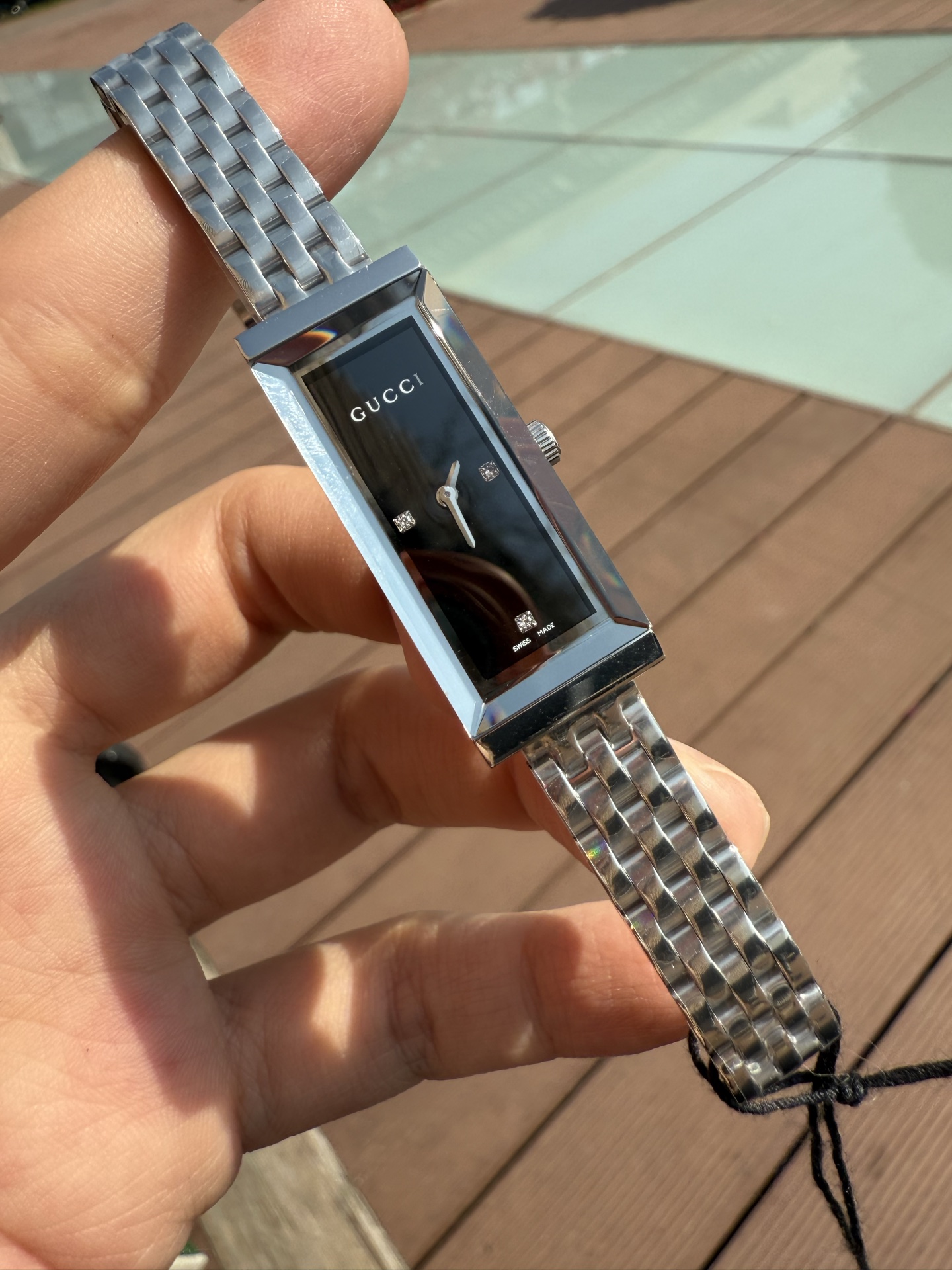 [TOP] GUCCI G-Frame Watch - Silver - 711 Luxury