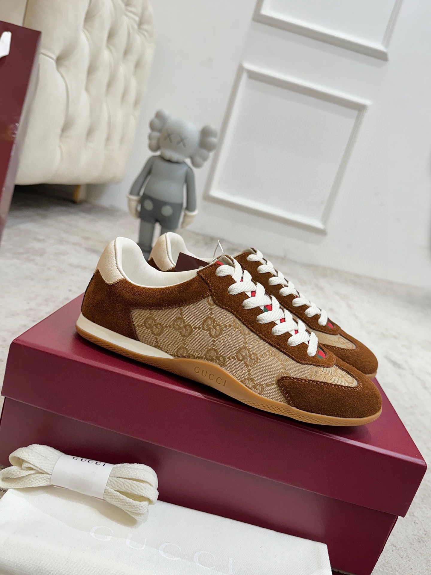 [TOP] GUCCI Sneaker - Brown - 711 Luxury