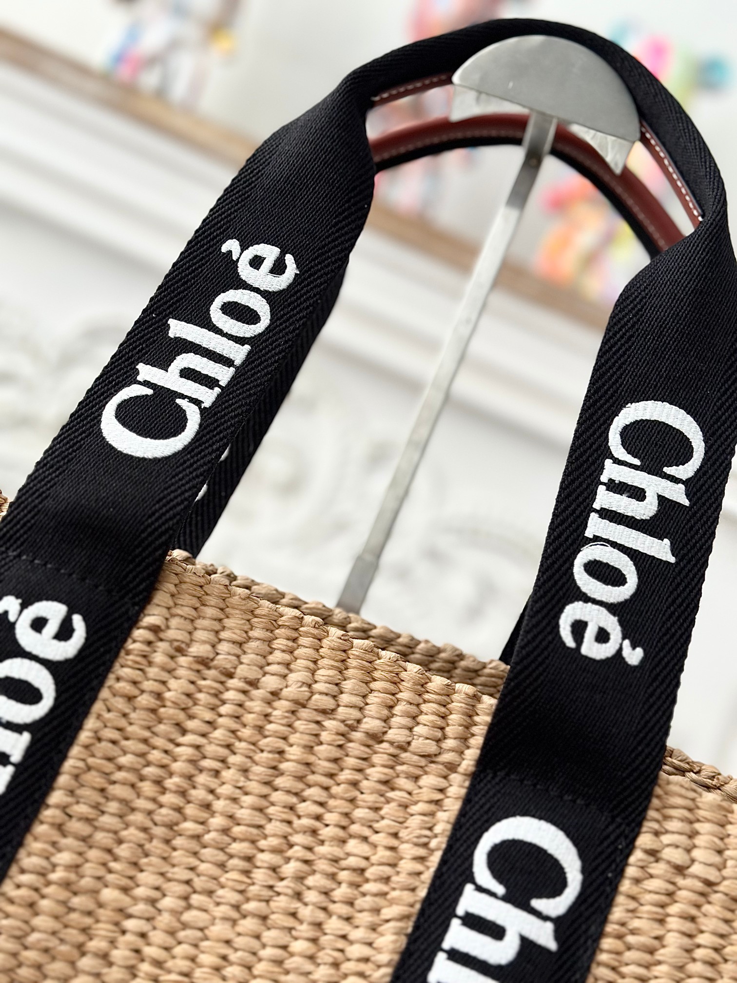 [TOP] Chloe Large Woody Basket Bag 28*48*28cm -Brown - 711 Luxury
