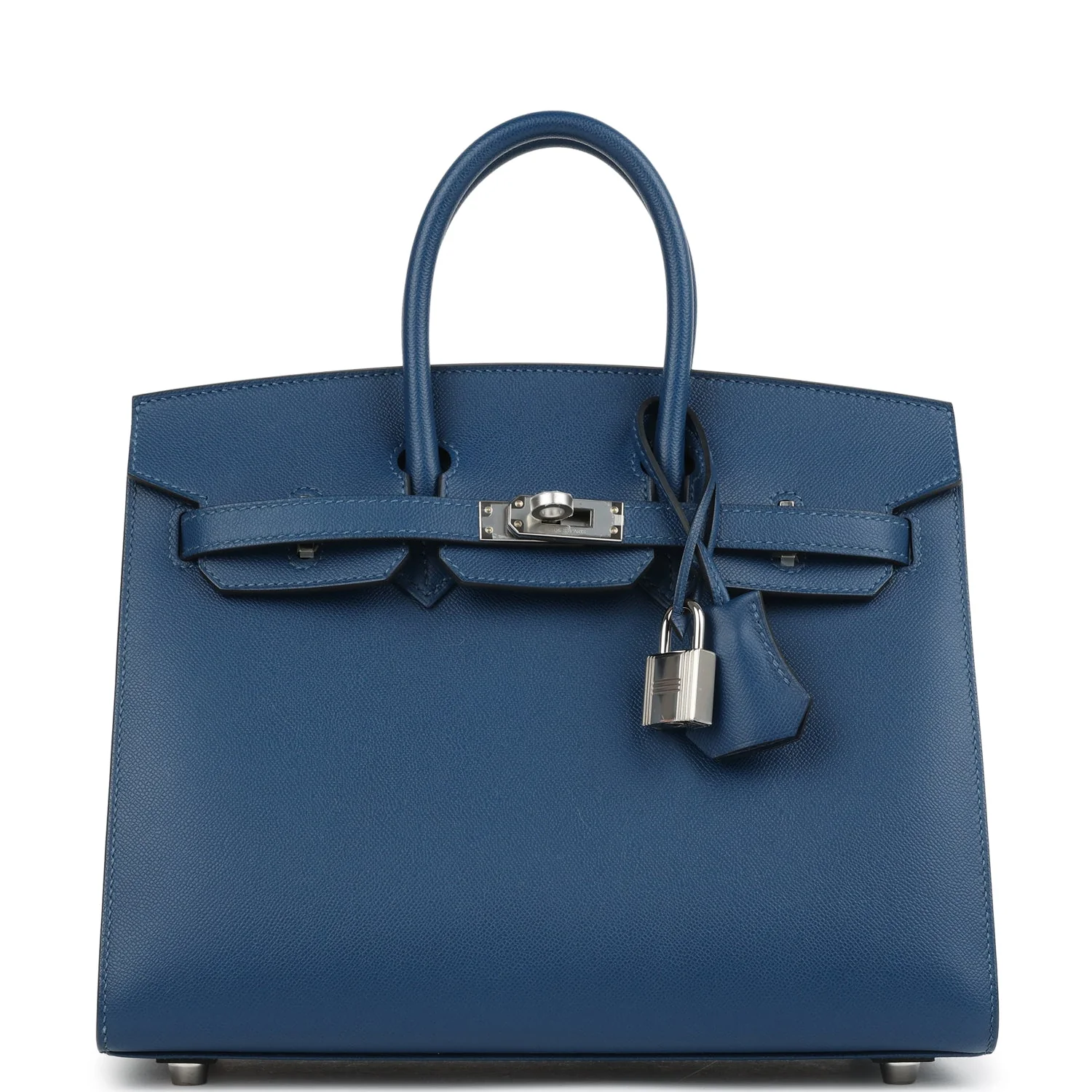Hermes Birkin SellierDeep Bleu Madame Palladium Hardware