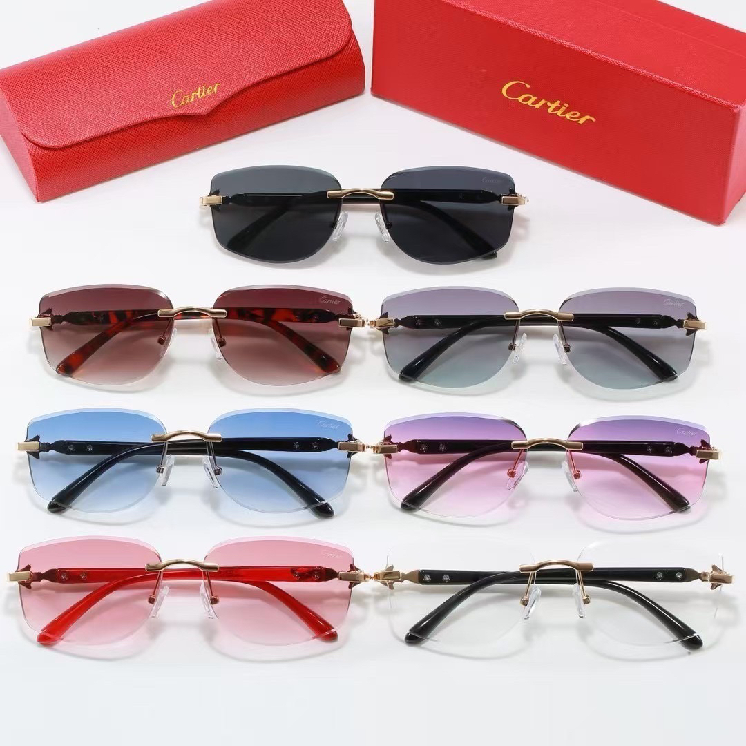 [TOP] Cartier Sunglasses - 7 Colors - 711 Luxury